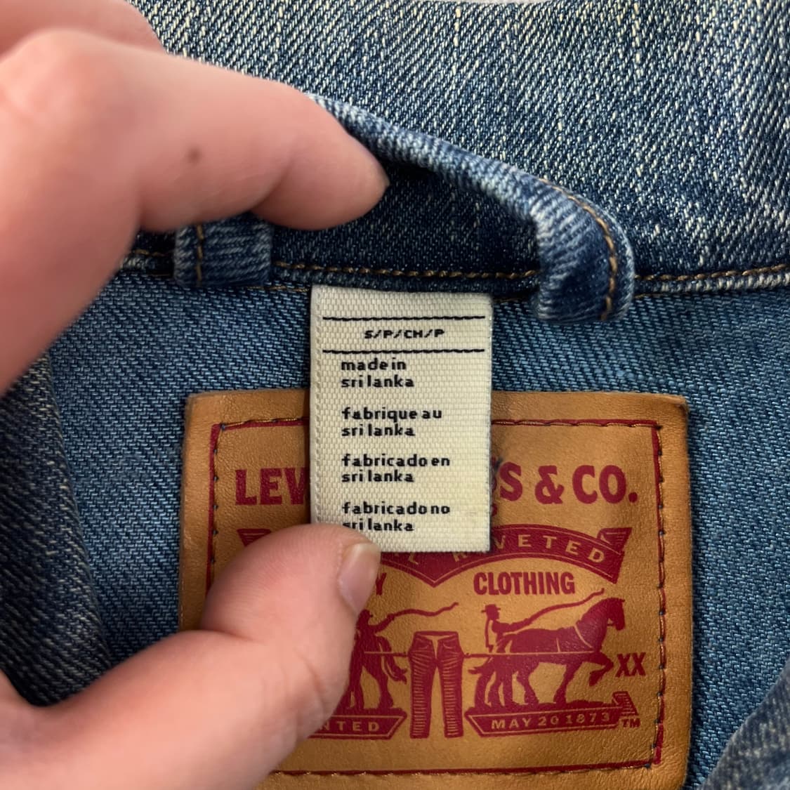 90 리바이스 크롭 데님자켓 상품이미지4