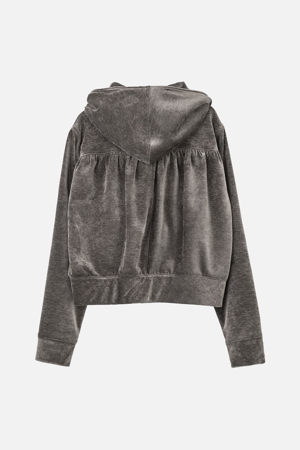 cerric 세릭 셔링 집업 그레이 상품이미지4