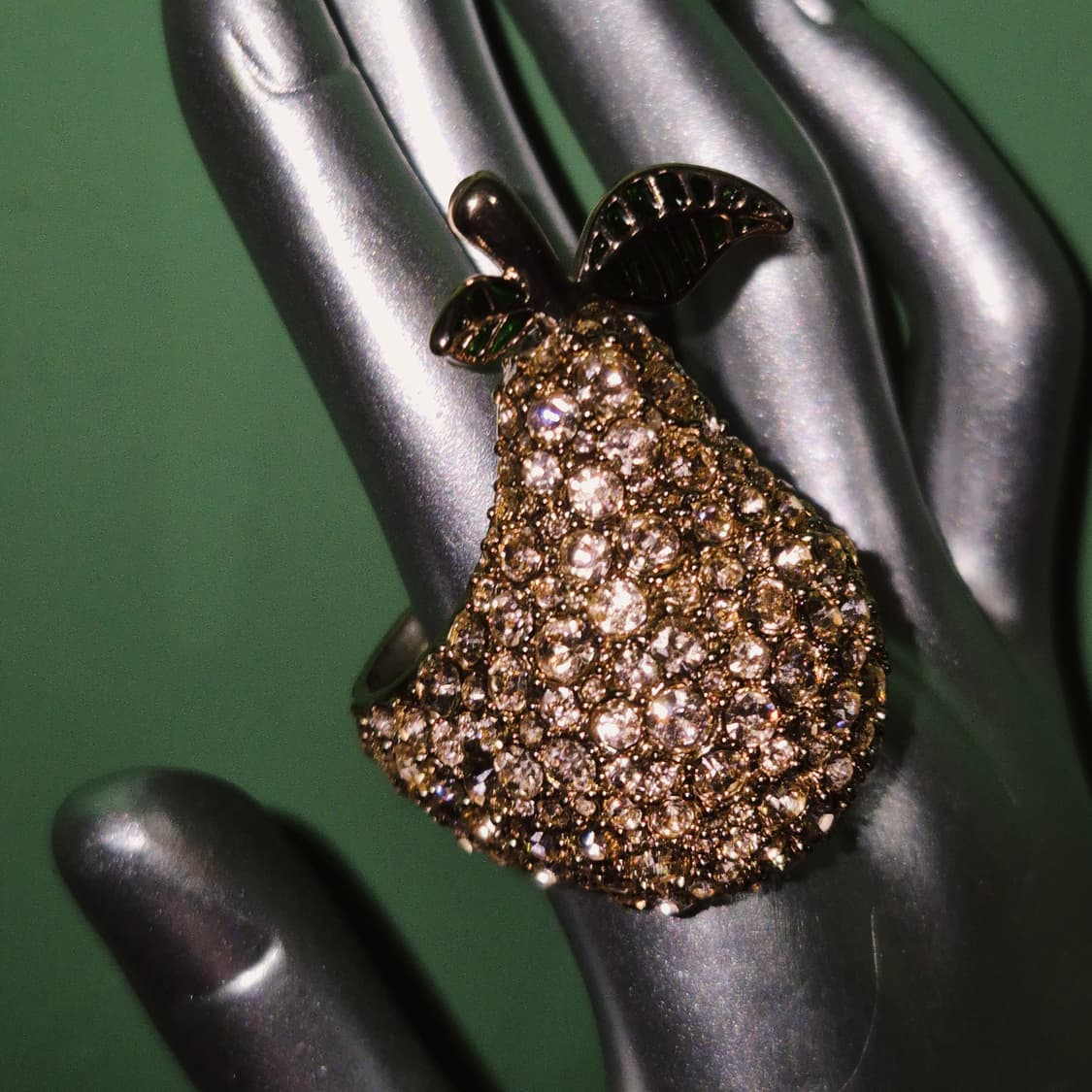 08s 한정 마크제이콥스 로즈 파베 대왕 서양배 반지 상품이미지9