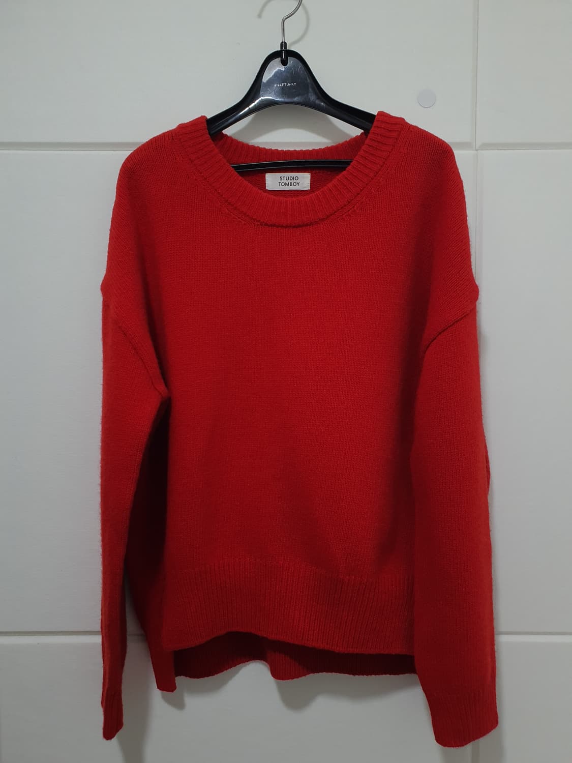 스튜디오톰보이 언발란스 컷팅 라운드 니트 사이즈 F 상품이미지4