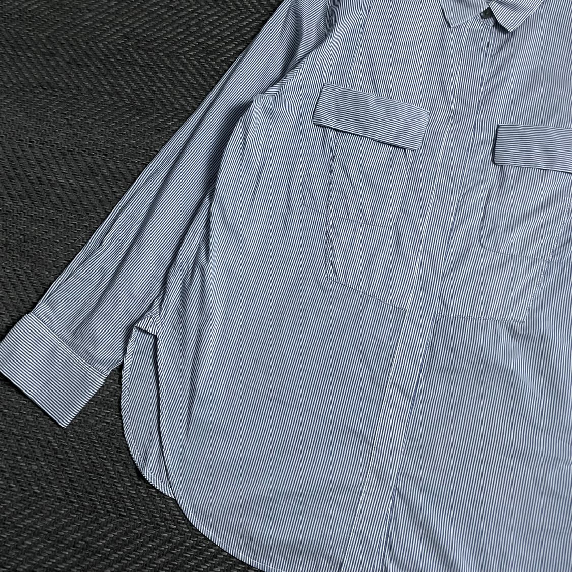 시스템 미니멀 투포켓 스트라이프 긴팔 셔츠 y 4895 상품이미지3