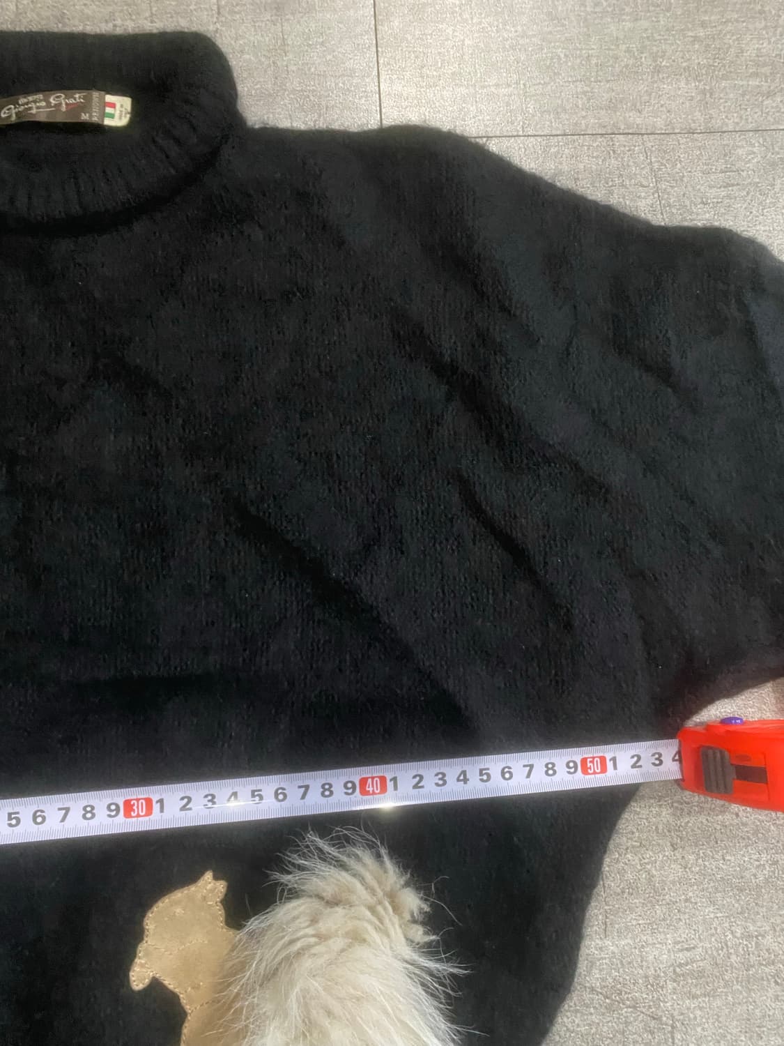 이탈리아빈티지 Eliongio 하구미모리걸너드남 아방핏 다람쥐니트스웨터 상품이미지3