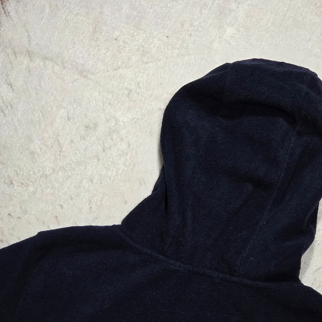 UGIZ 네이비 후리스 반하이넥 후드티 상품이미지5