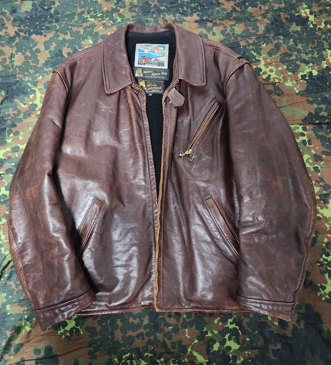 AERO LEATHER 호스하이드 가죽 자켓  상품이미지1