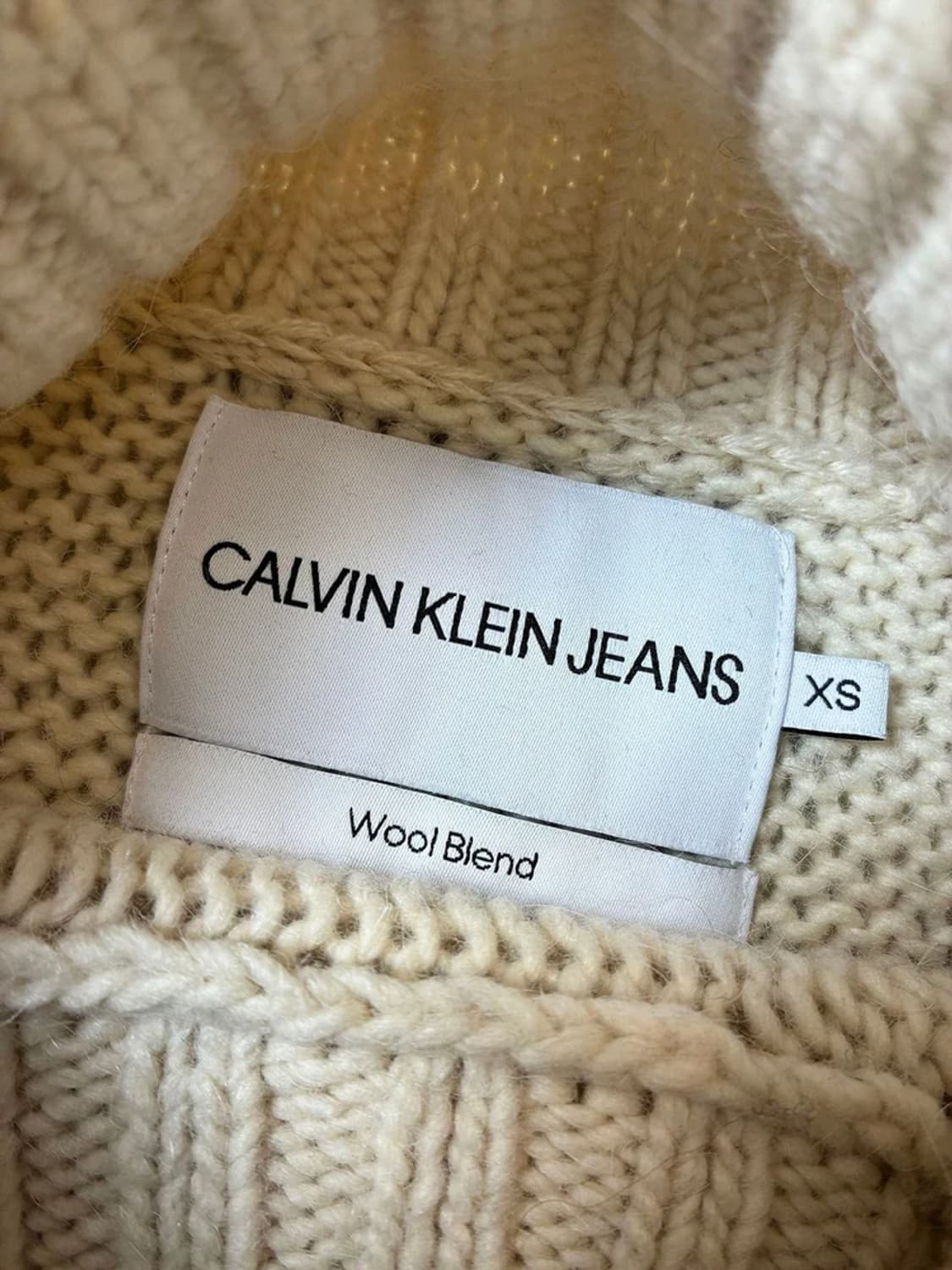 CK 알파카 울 Y2K 폴라 니트 PN7285 상품이미지7