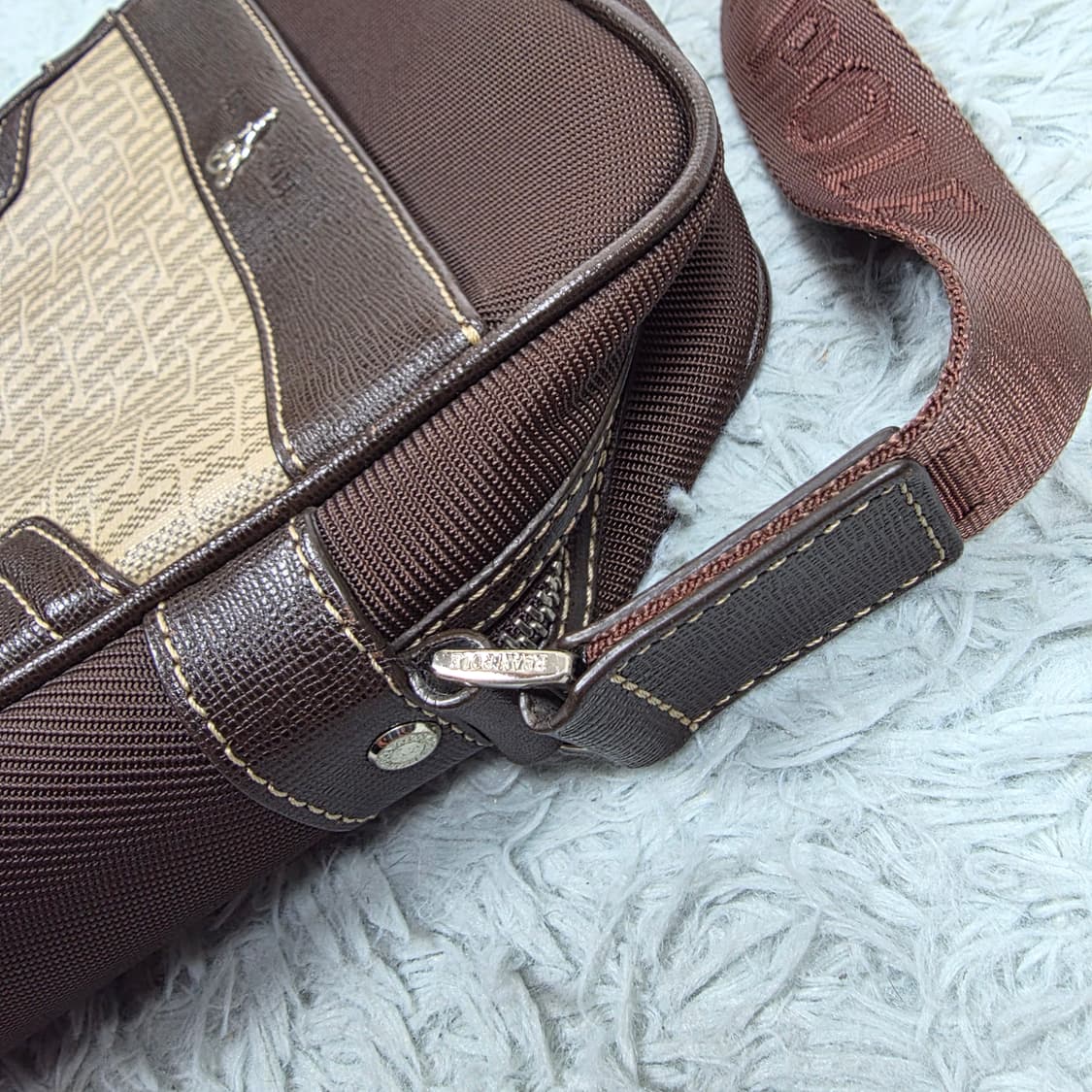 빈폴 BP 로고 패턴 크로스백 메신저백 브라운 상품이미지4