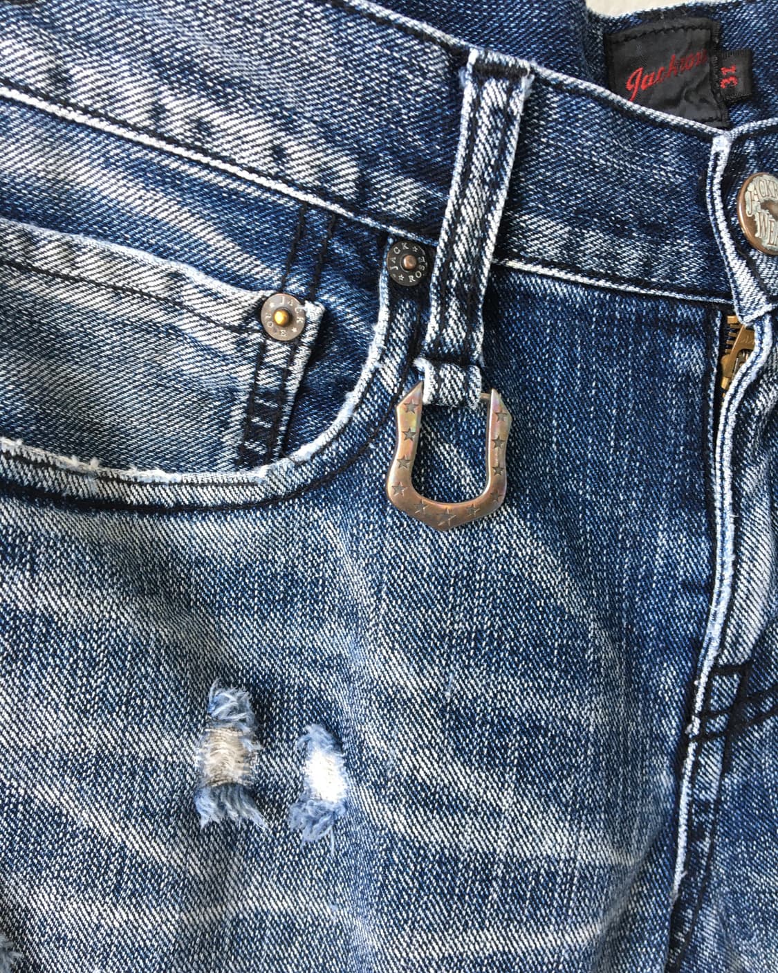 Jack rose damage denim pants 상품이미지7
