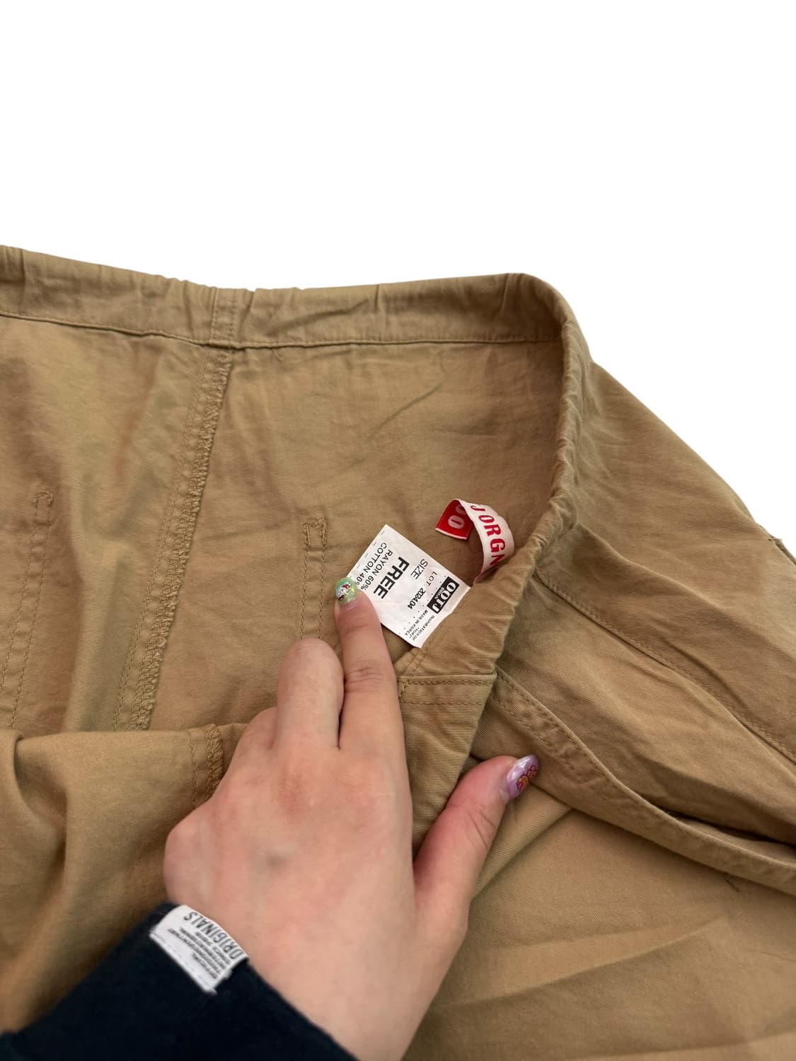 Ootj 베이지 버뮤다 팬츠 상품이미지6
