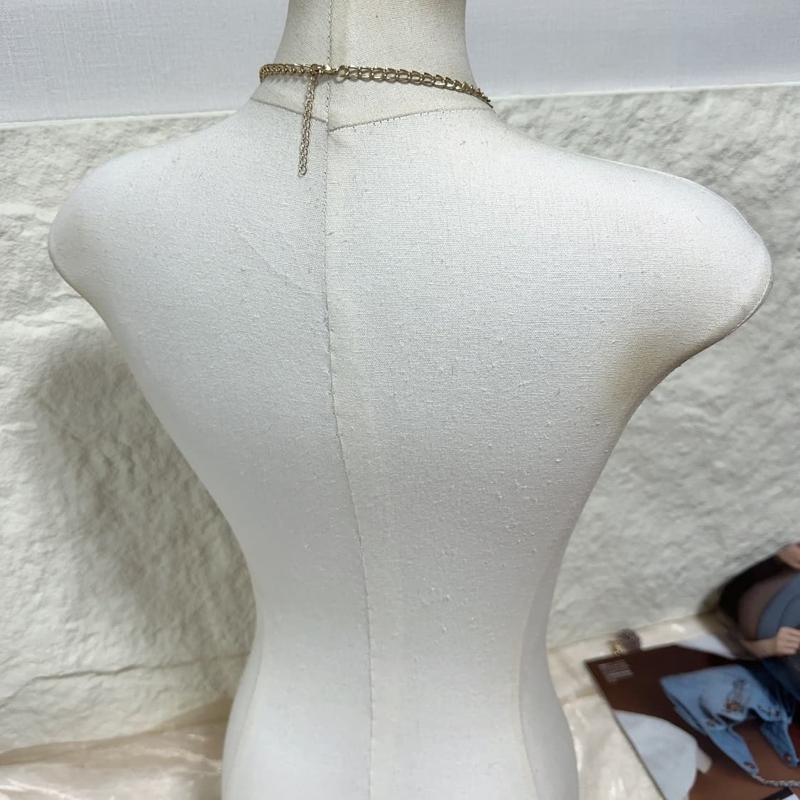 빈티지 플라워 오리엔탈 쿠바체인 목걸이 상품이미지3