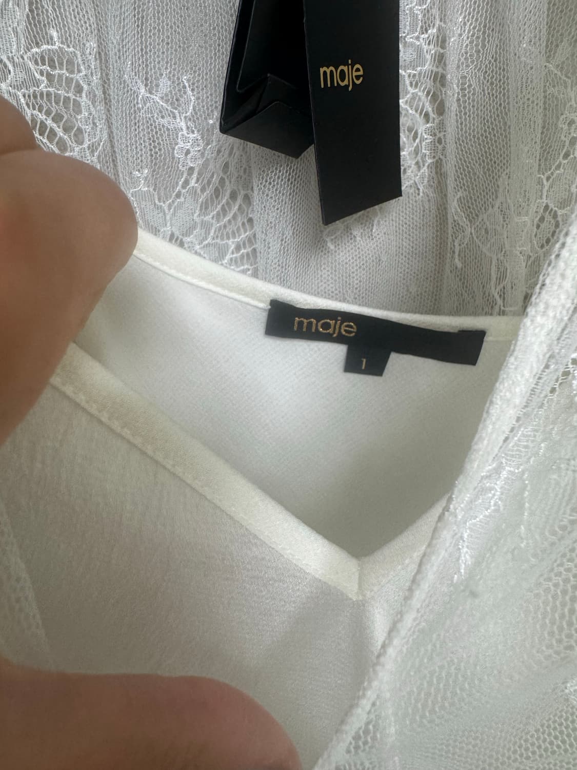 마쥬 레이스 블라우스 + 나시세트 (55~66) 예뻐요 상품이미지5