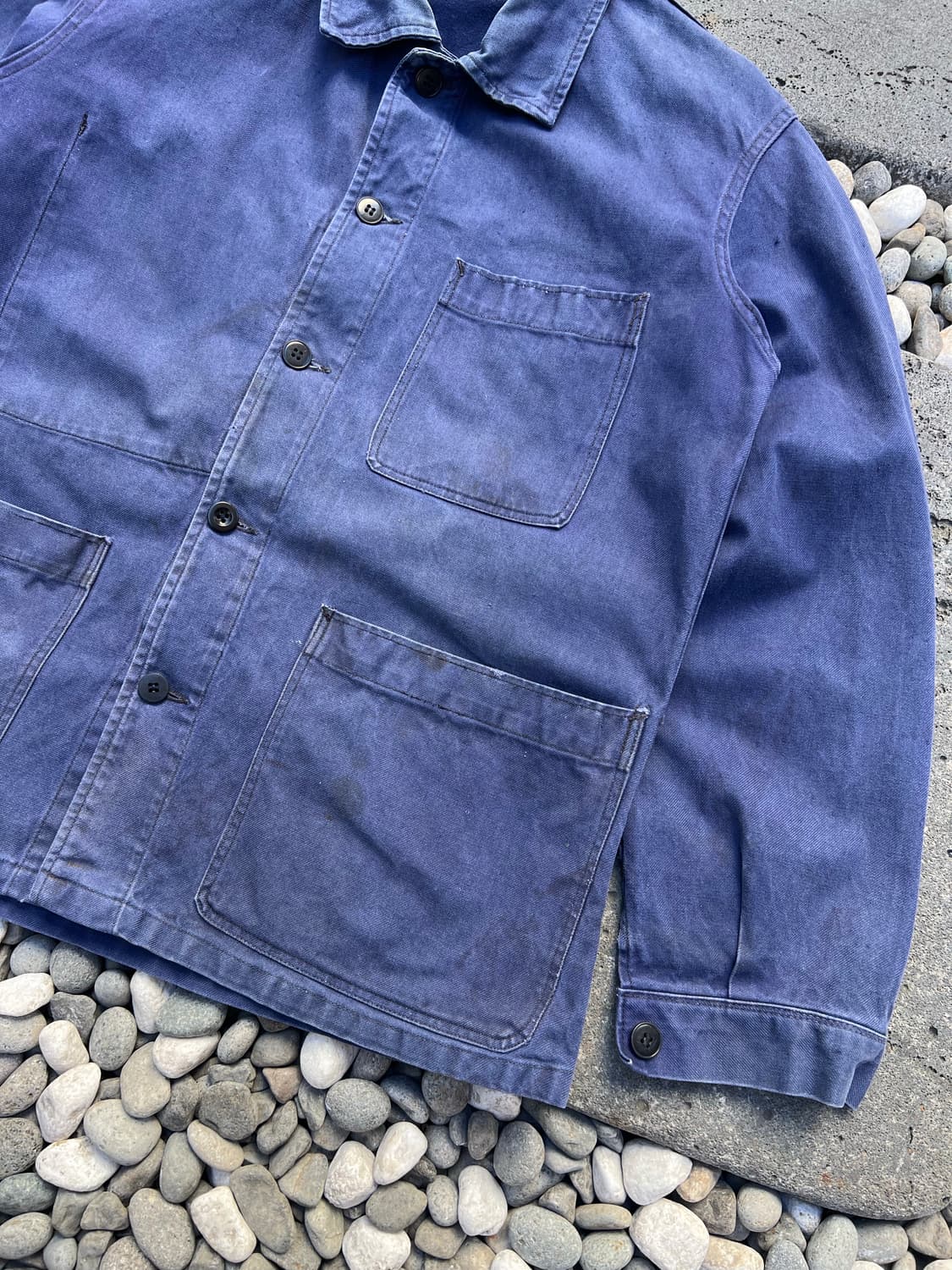 FADED BLUE OLD VINTAGE FRENCH 빈티지프렌치워크자켓 상품이미지5