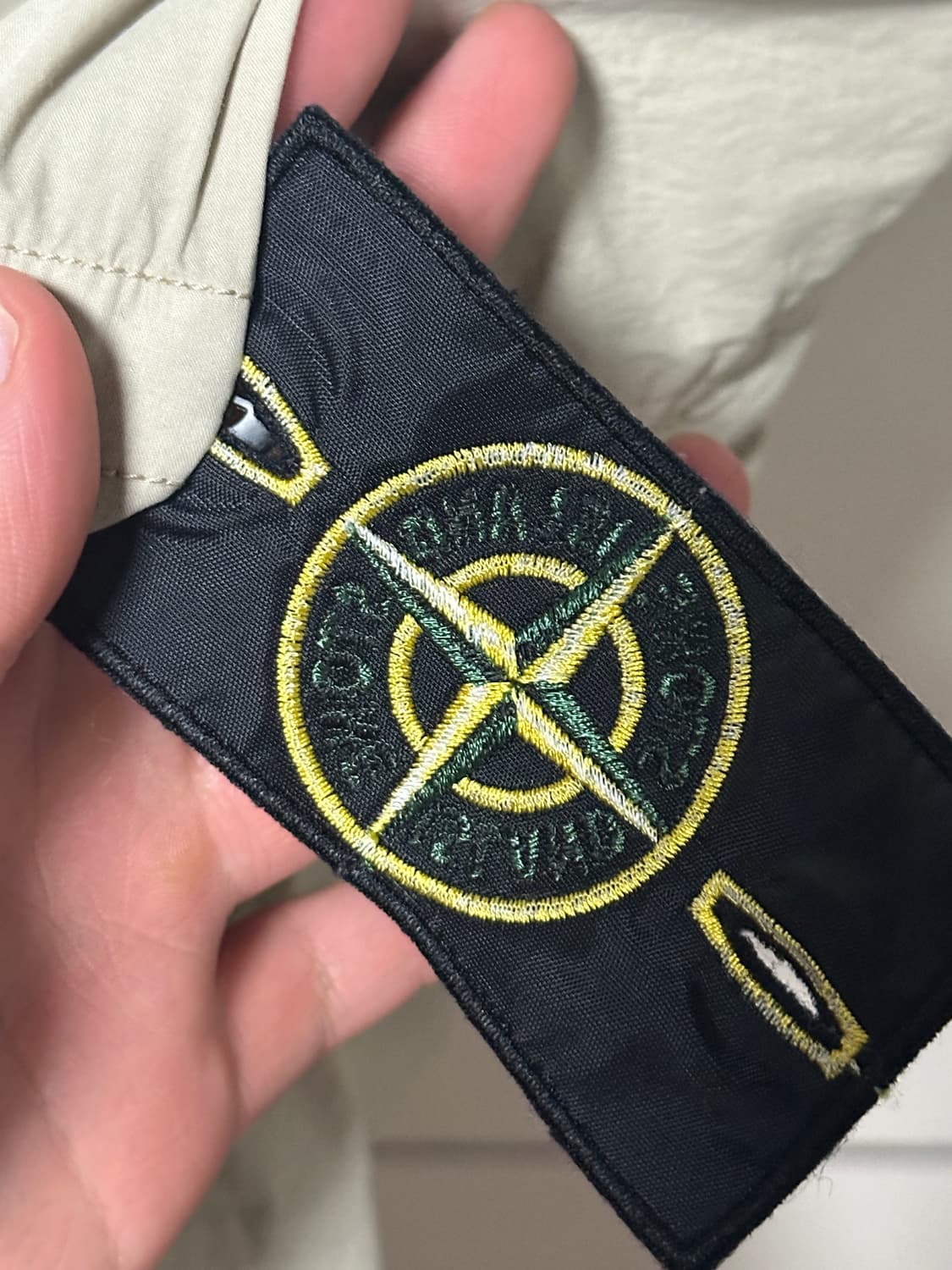 (정품)스톤아일랜드 코튼 나일온 오버 셔츠 L 상품이미지5