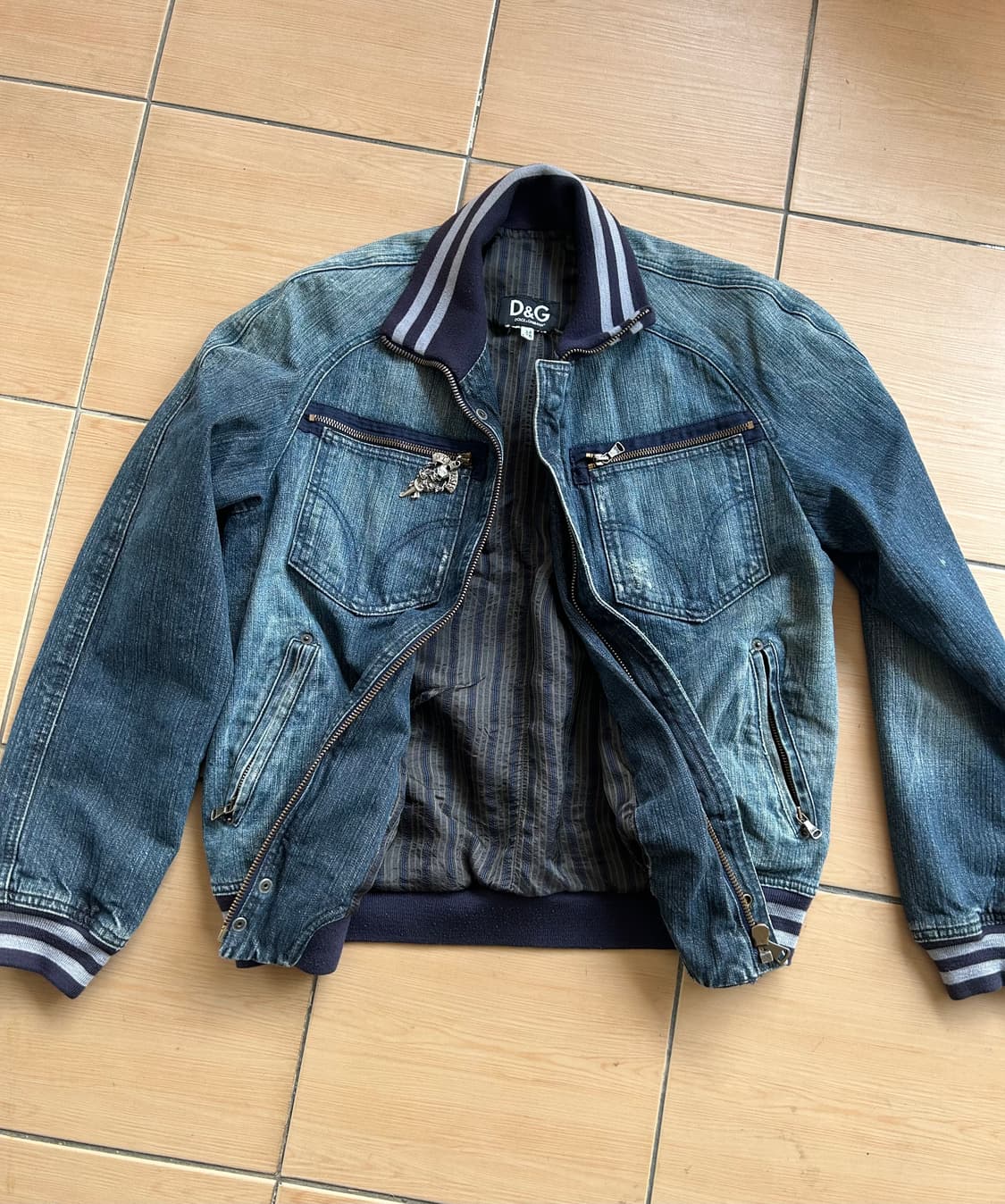 2005AW 돌체&가바나 아카이브 데님자켓 상품이미지1