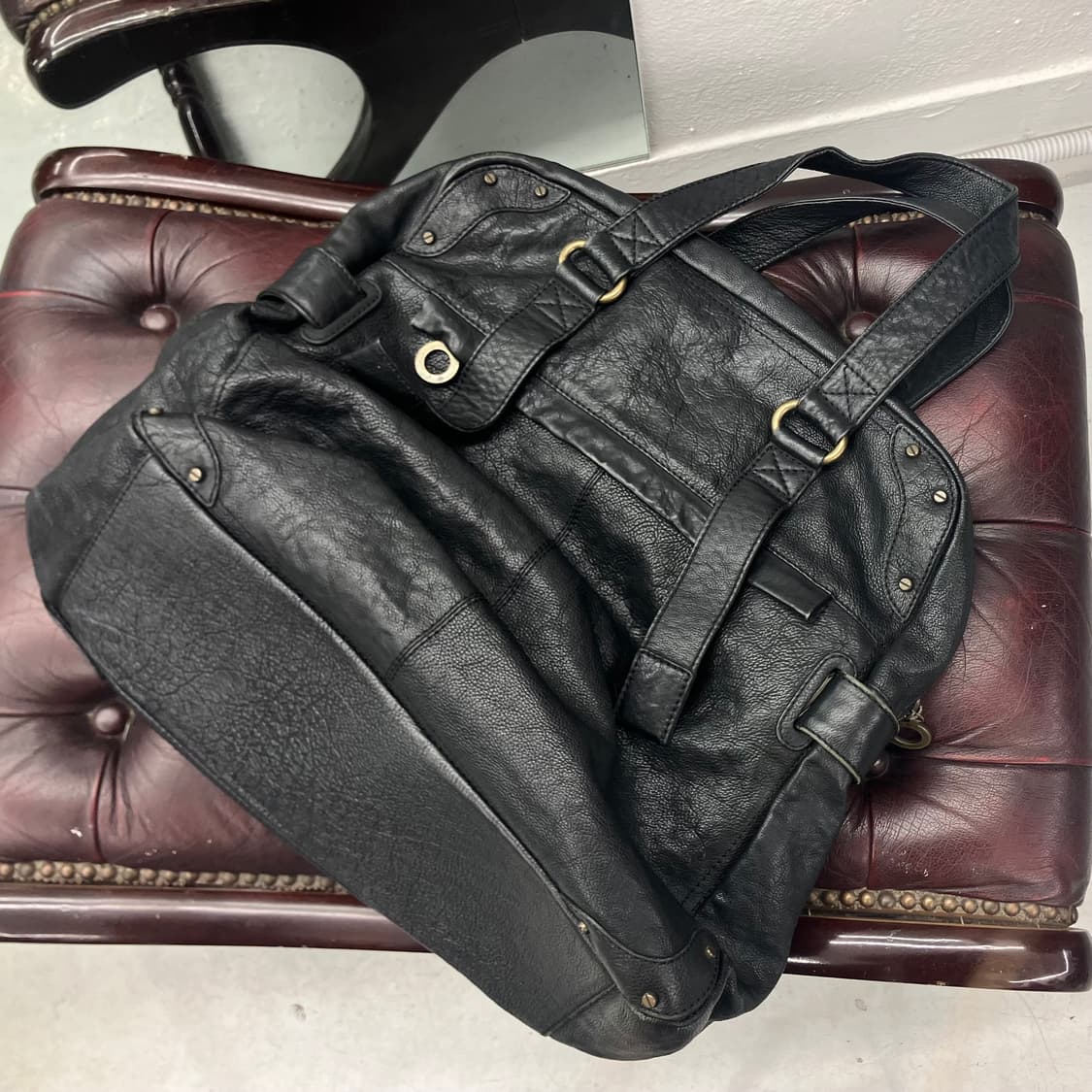 더블포켓 레더백  상품이미지2