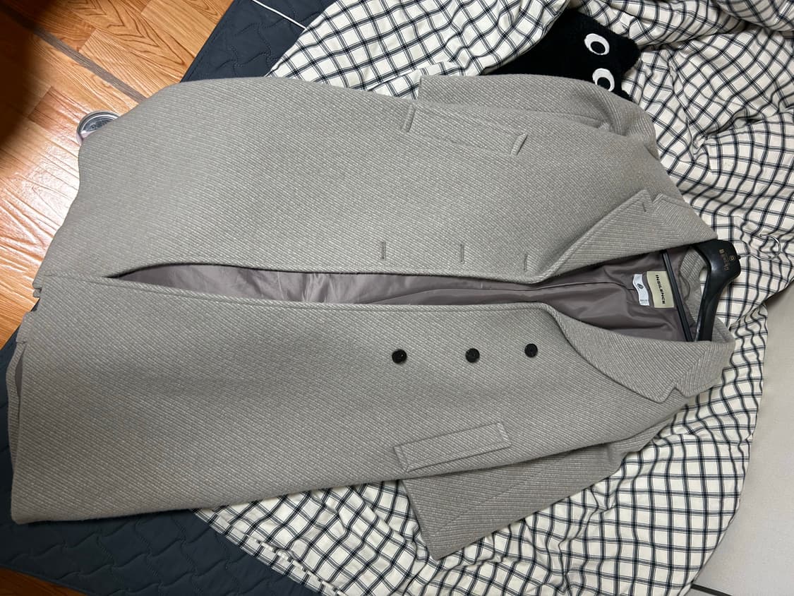 인사일런스 우먼 클래식 맥시 코트 xs 그레이 베이지  상품이미지2