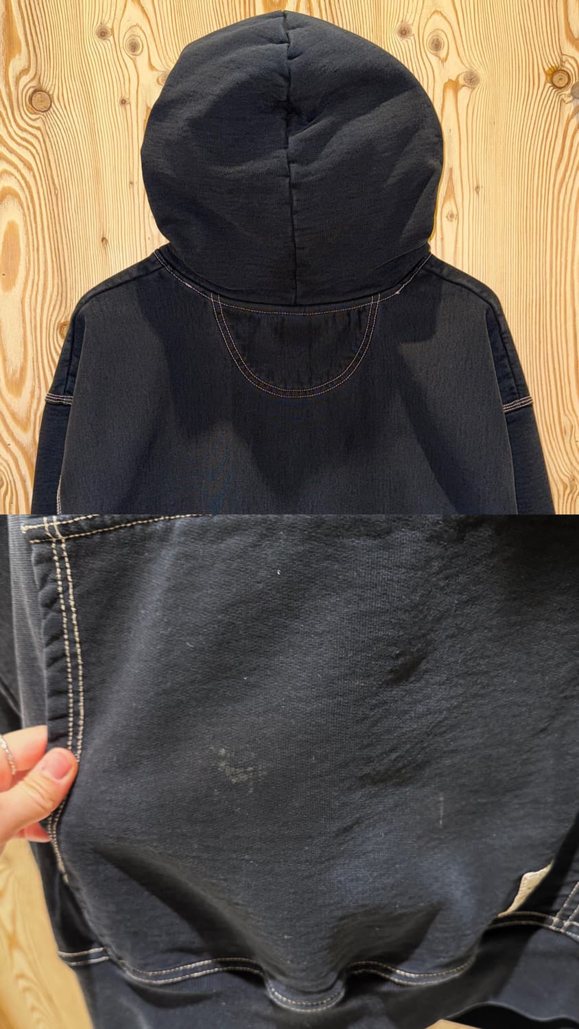 스투시 콘트라스트 스티치 라벨 후드 상품이미지4