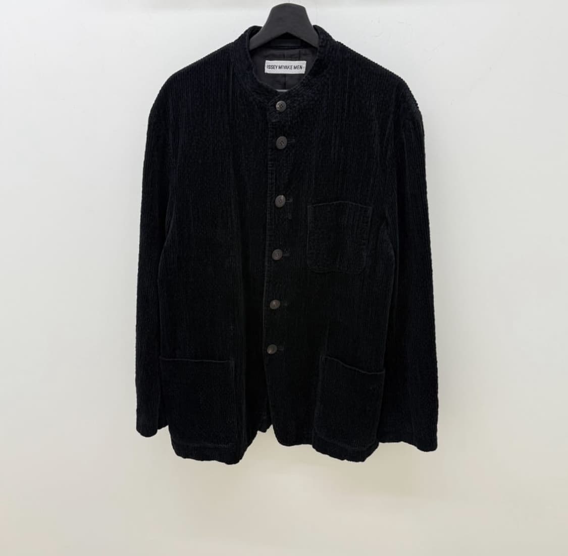 90s 이세이미야케 맨 코듀로이 하이넥 자켓 상품이미지1