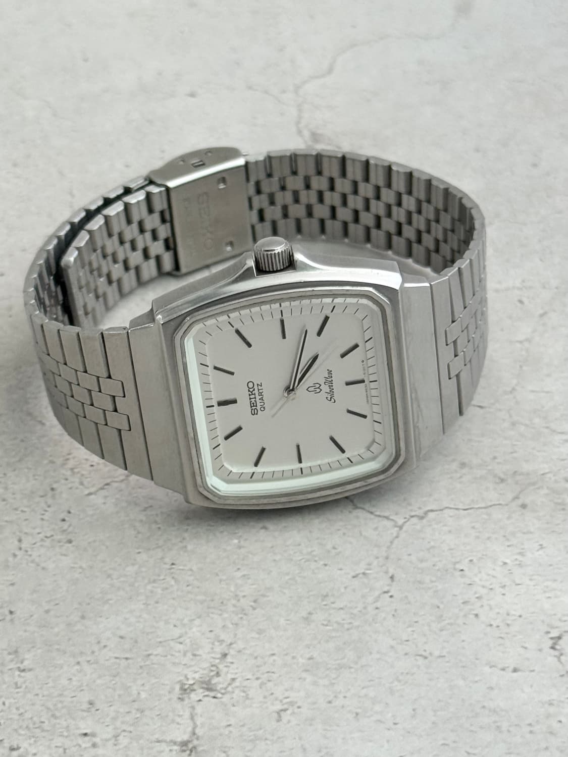 80s 빈티지 세이코 실버웨이브 쿼츠 상품이미지6