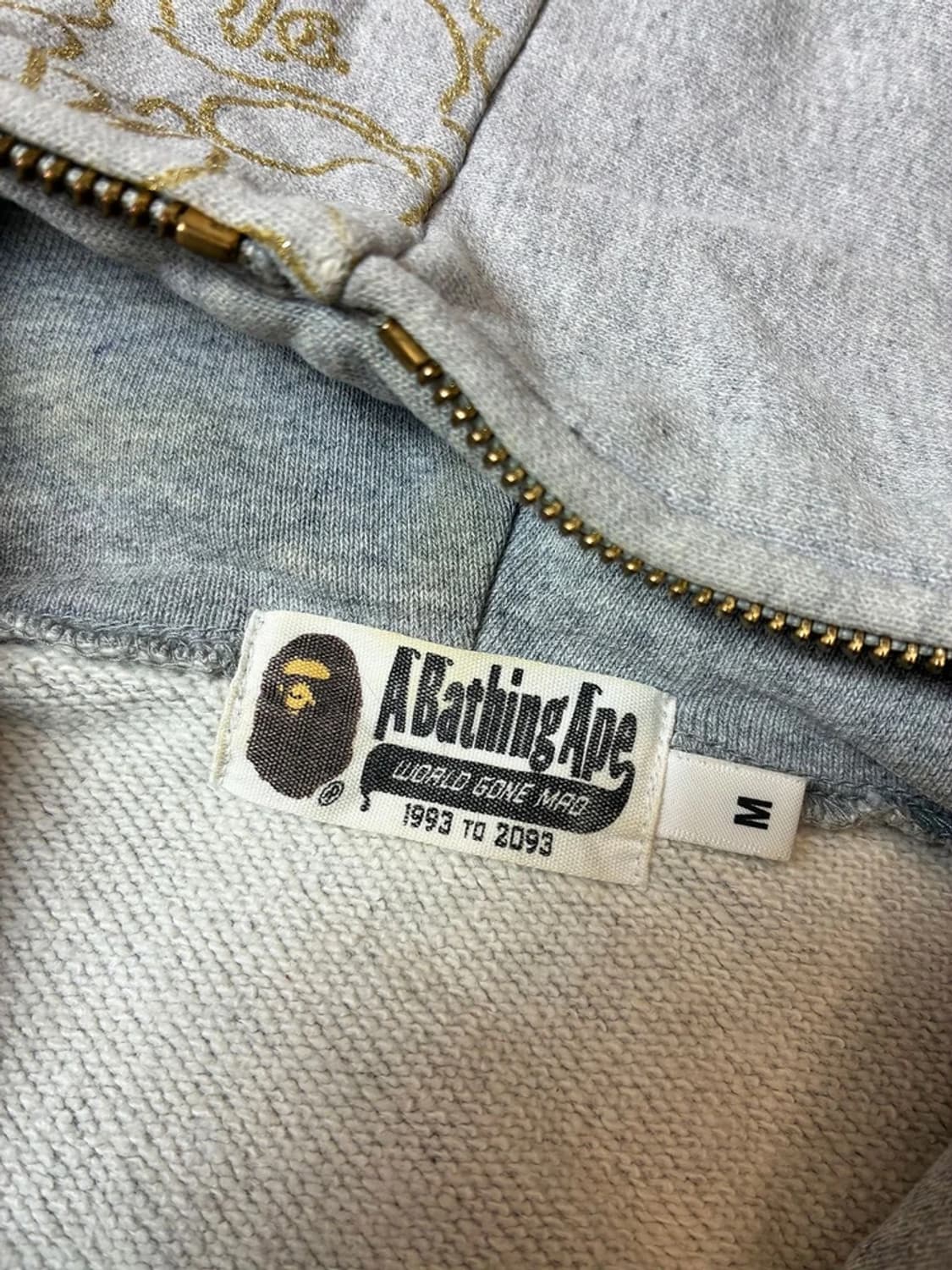 베이프 Bape 23주년 한정판 샤크 후드 풀 집업 PN7929 상품이미지7