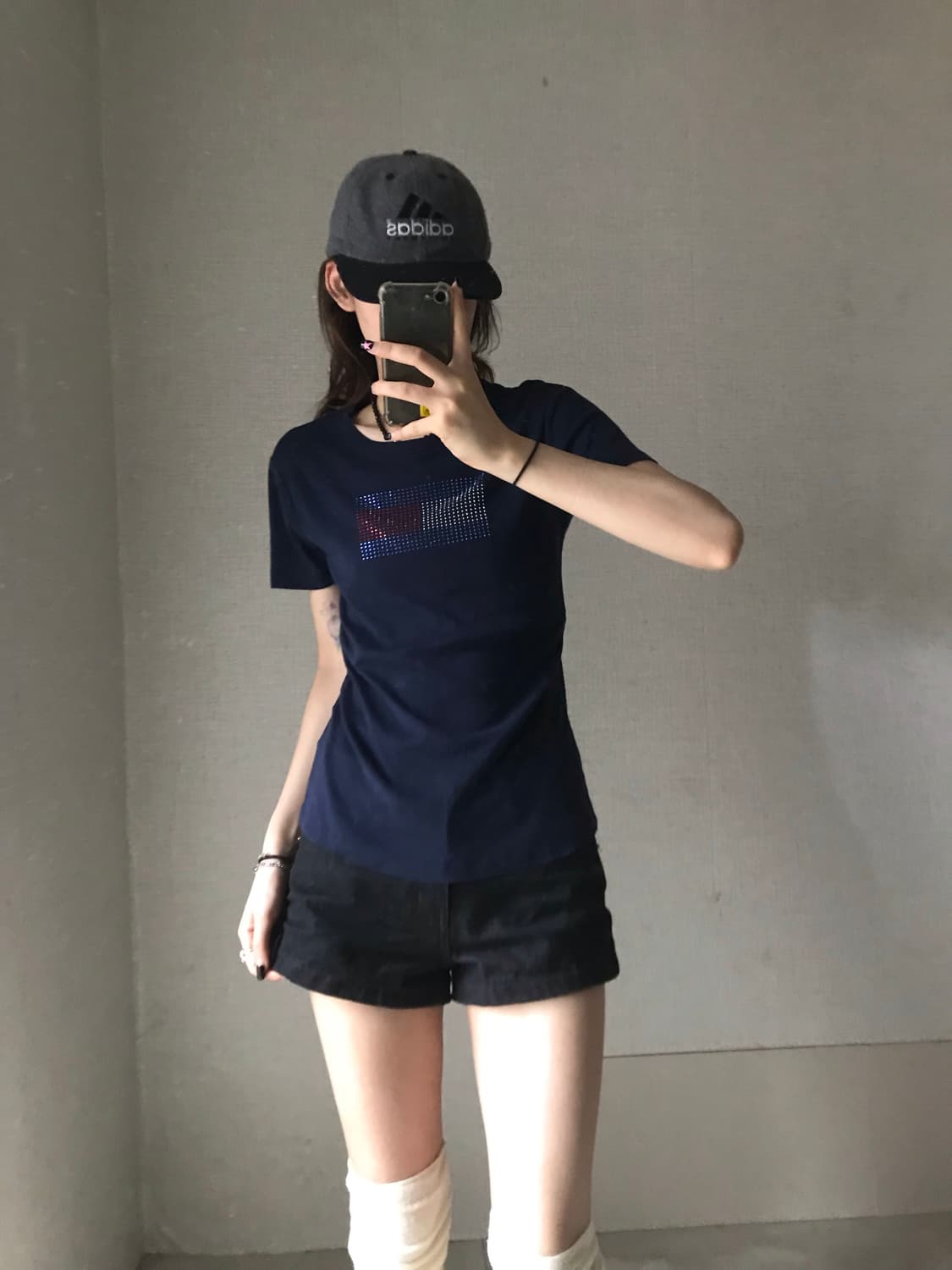 타미힐피거 큐빅 슬림핏 반팔티셔츠 상품이미지6