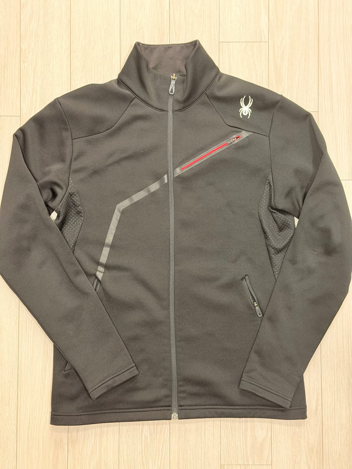 스파이더 스트레치 러닝 집업 자켓 상품이미지1