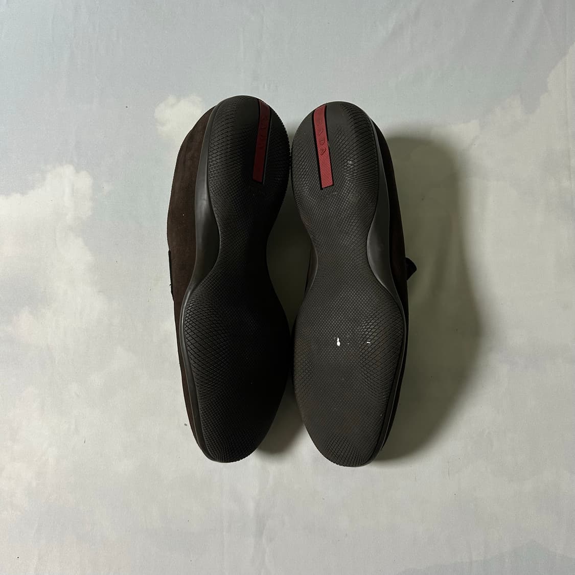 Prada sports suede dark brown loafers 상품이미지5