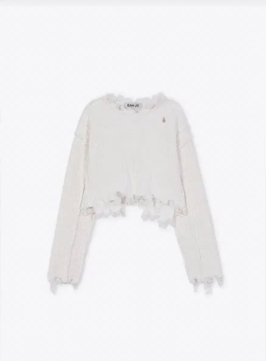 eanjo 이안조 JANE'S DAMAGED CROP KNIT 상품이미지1
