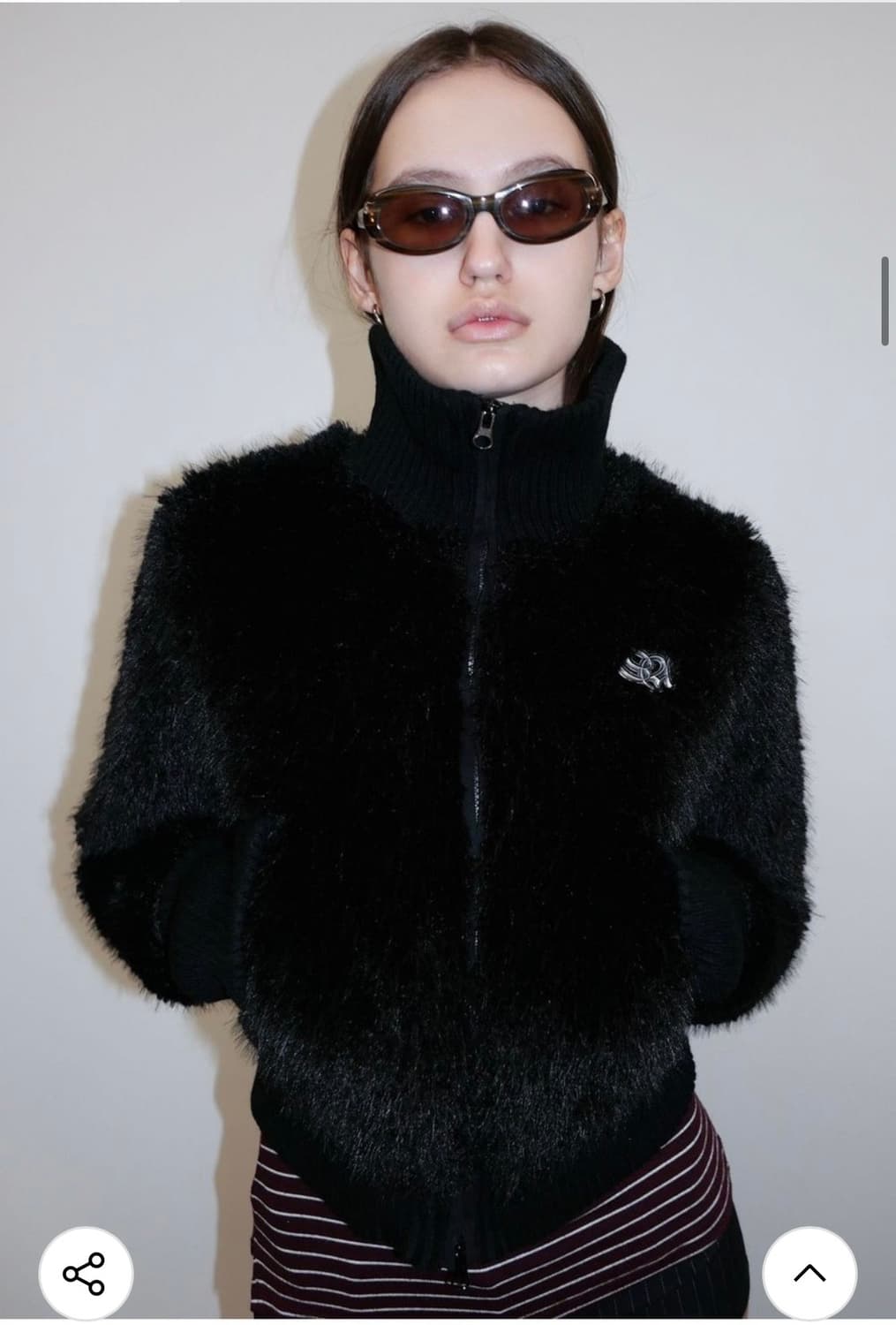 스컬프터 Faux Fur Zip-up 퍼 자켓 상품이미지4