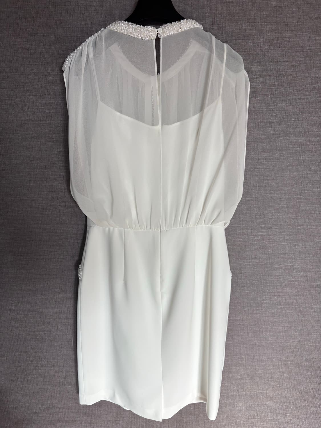 MOJO.S.PHINE 화이트 미니 원피스 상품이미지4