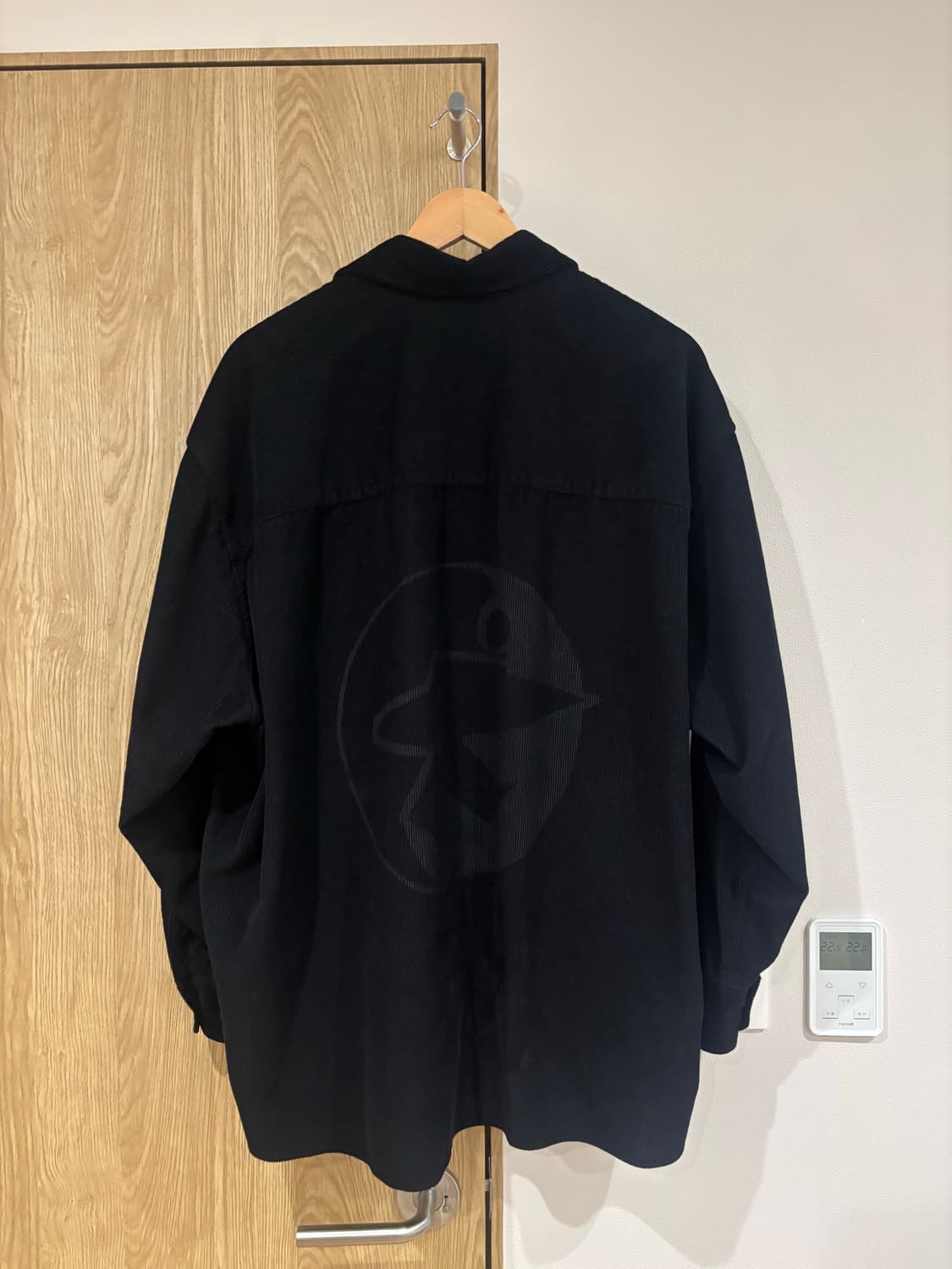 스투시 x 아워레가시 보로우드 셔츠 블랙 베이비 코드 S 상품이미지2