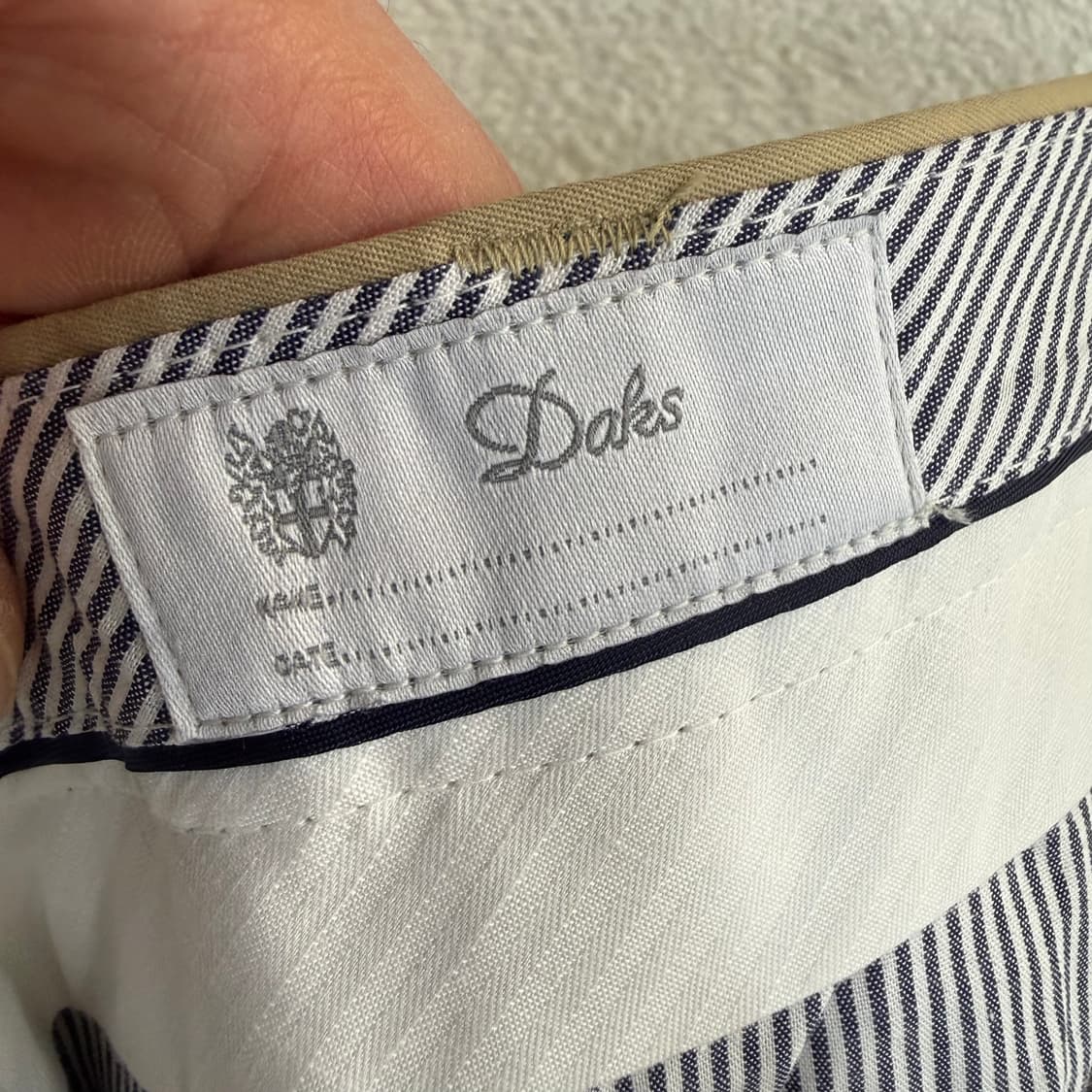 91 닥스 베이지 치노팬츠 0326T 상품이미지5