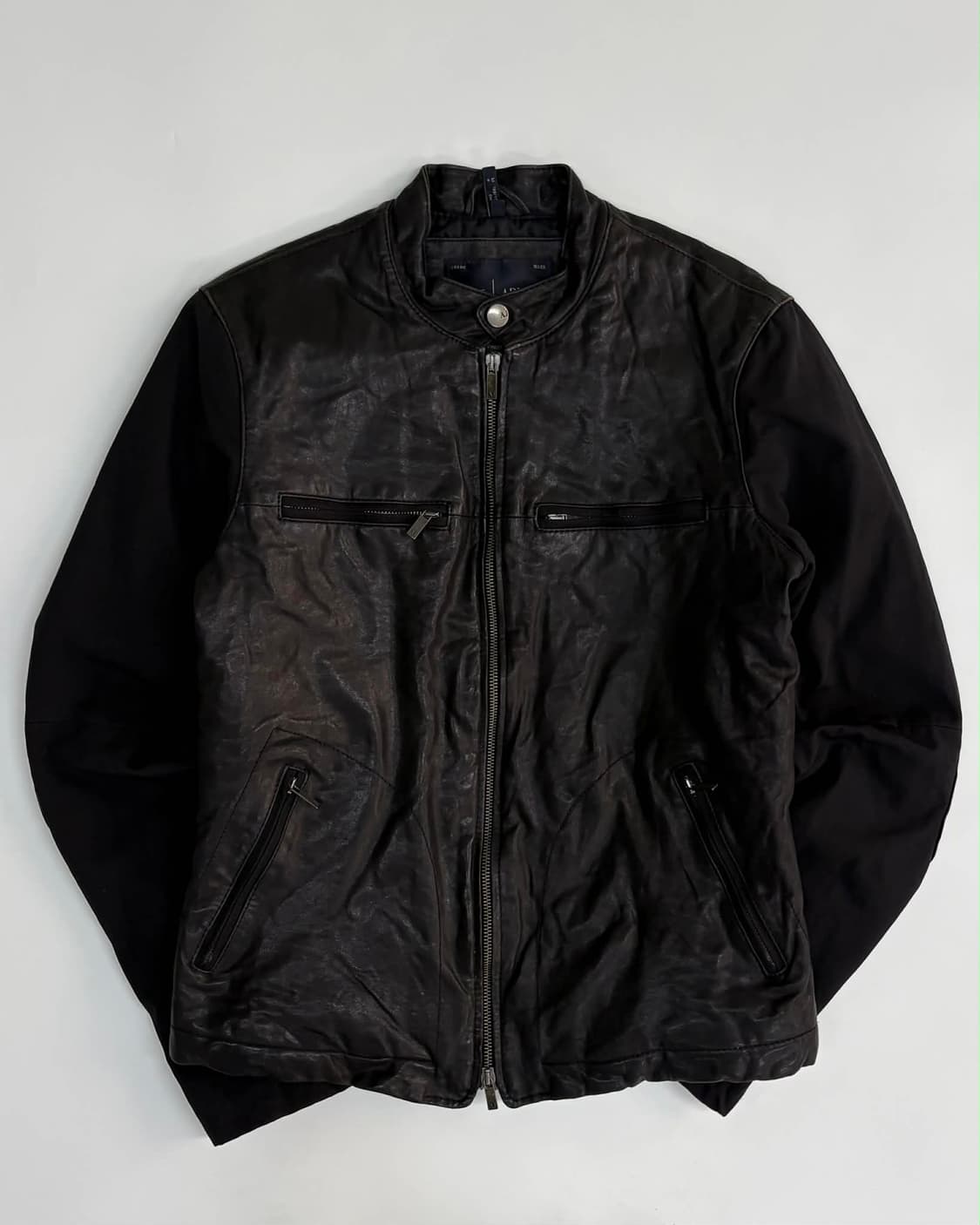 [M] 아르마니 진스 양가죽 싱글 라이더 자켓 상품이미지1