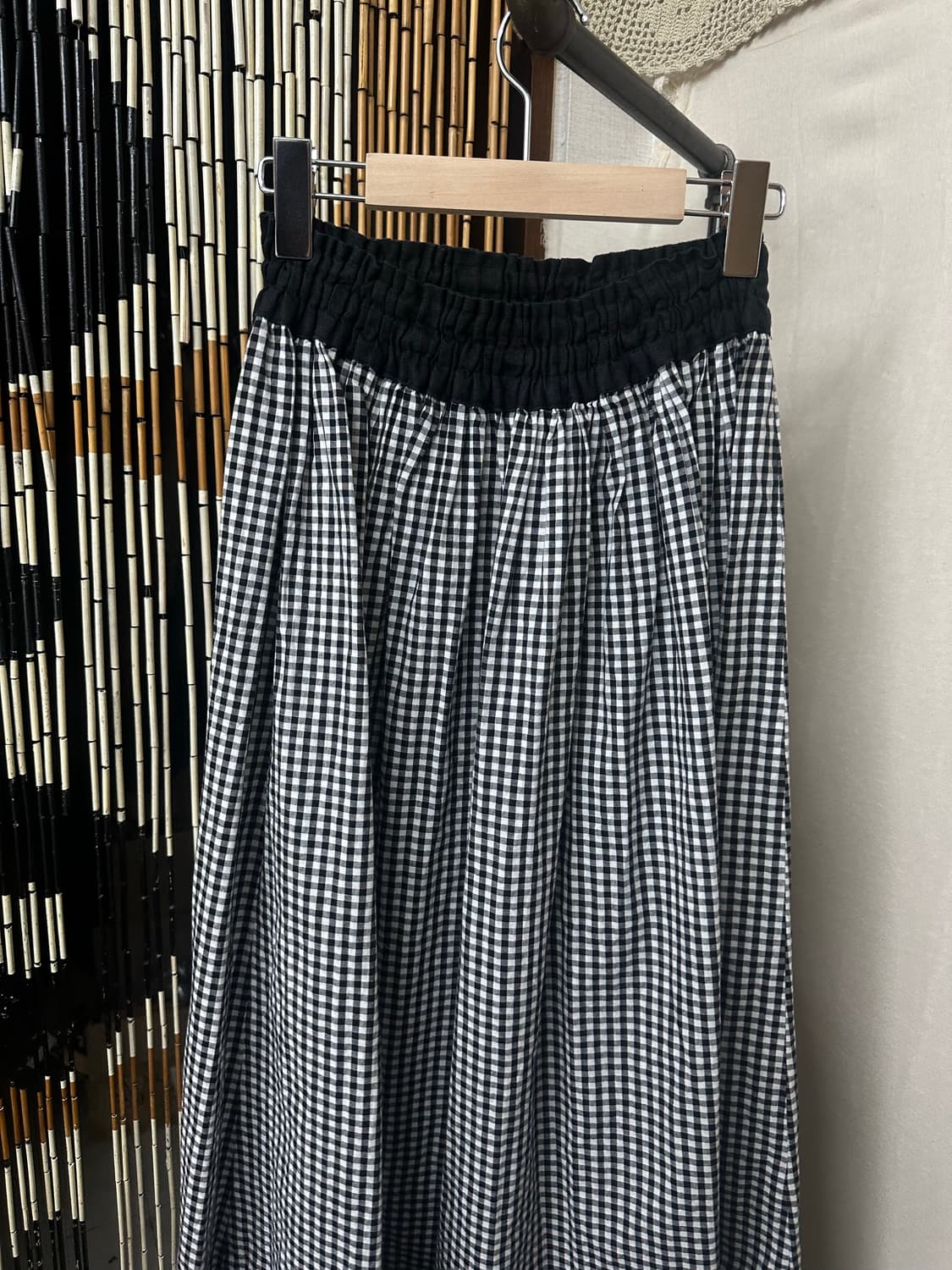 check banding skirt 상품이미지2