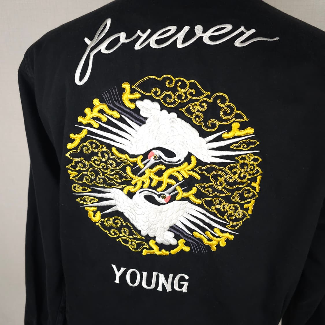 스웰맙 자수 워크자켓 남자95사이즈  상품이미지5