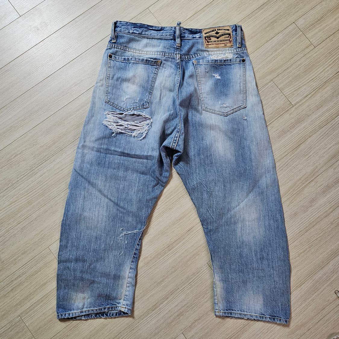 디스퀘어드2 데님 청바지 와이드팬츠 상품이미지2