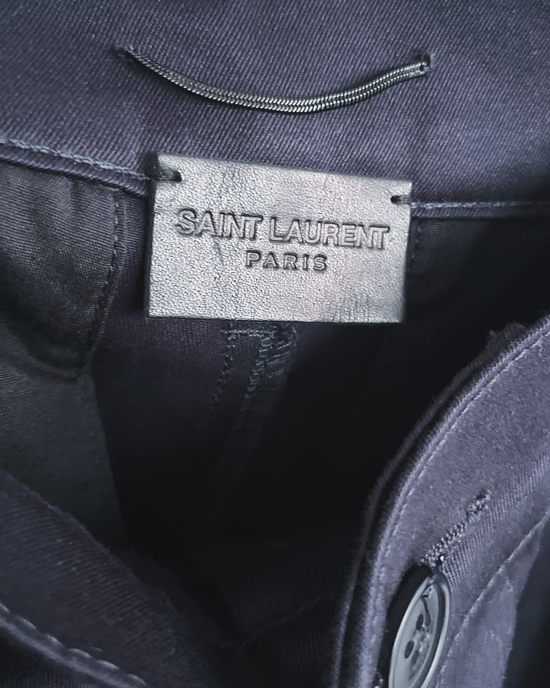 생로랑 18FW 세미 부츠컷 슬랙스 상품이미지6