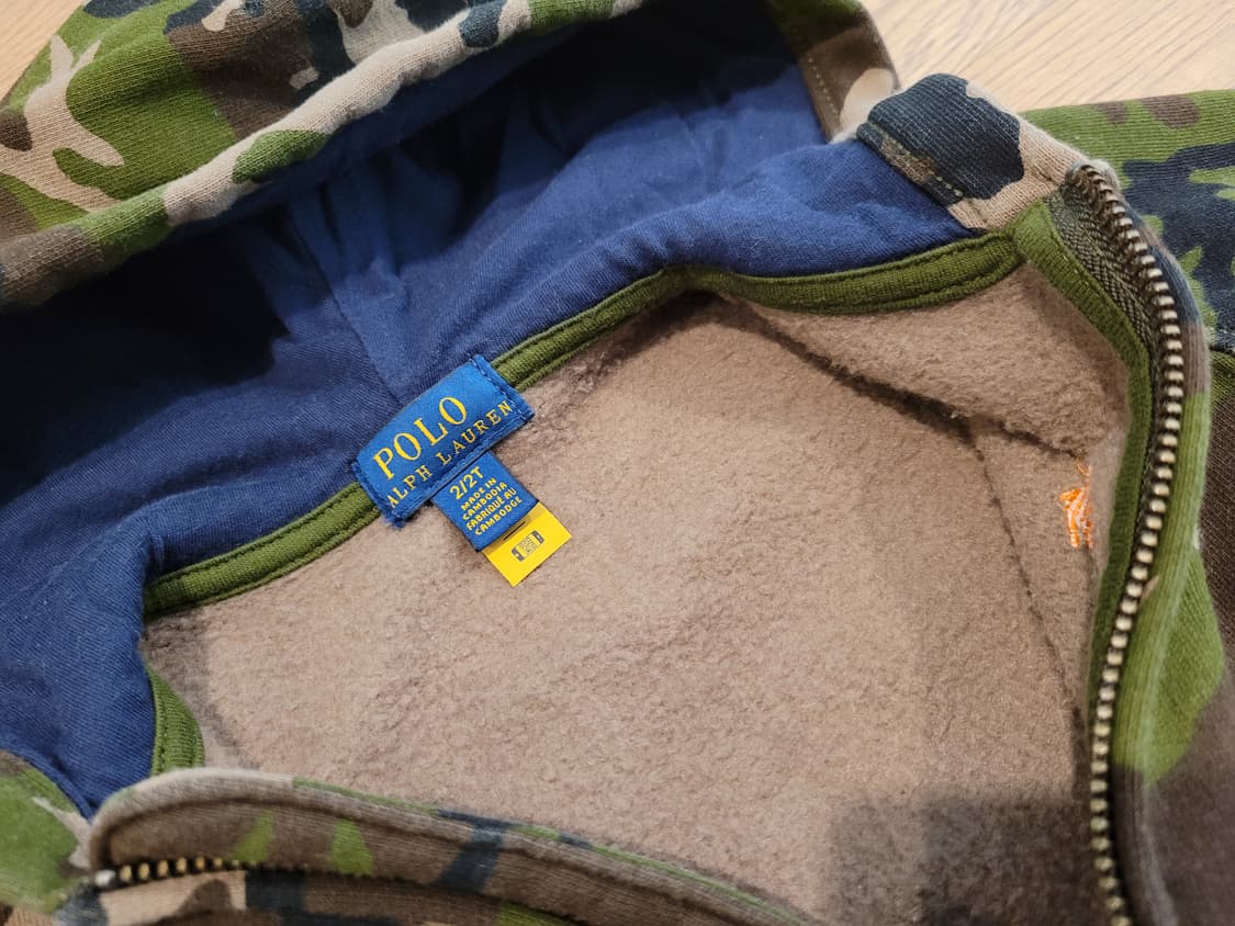 폴로키즈 카모 기모셋 2y 상품이미지2