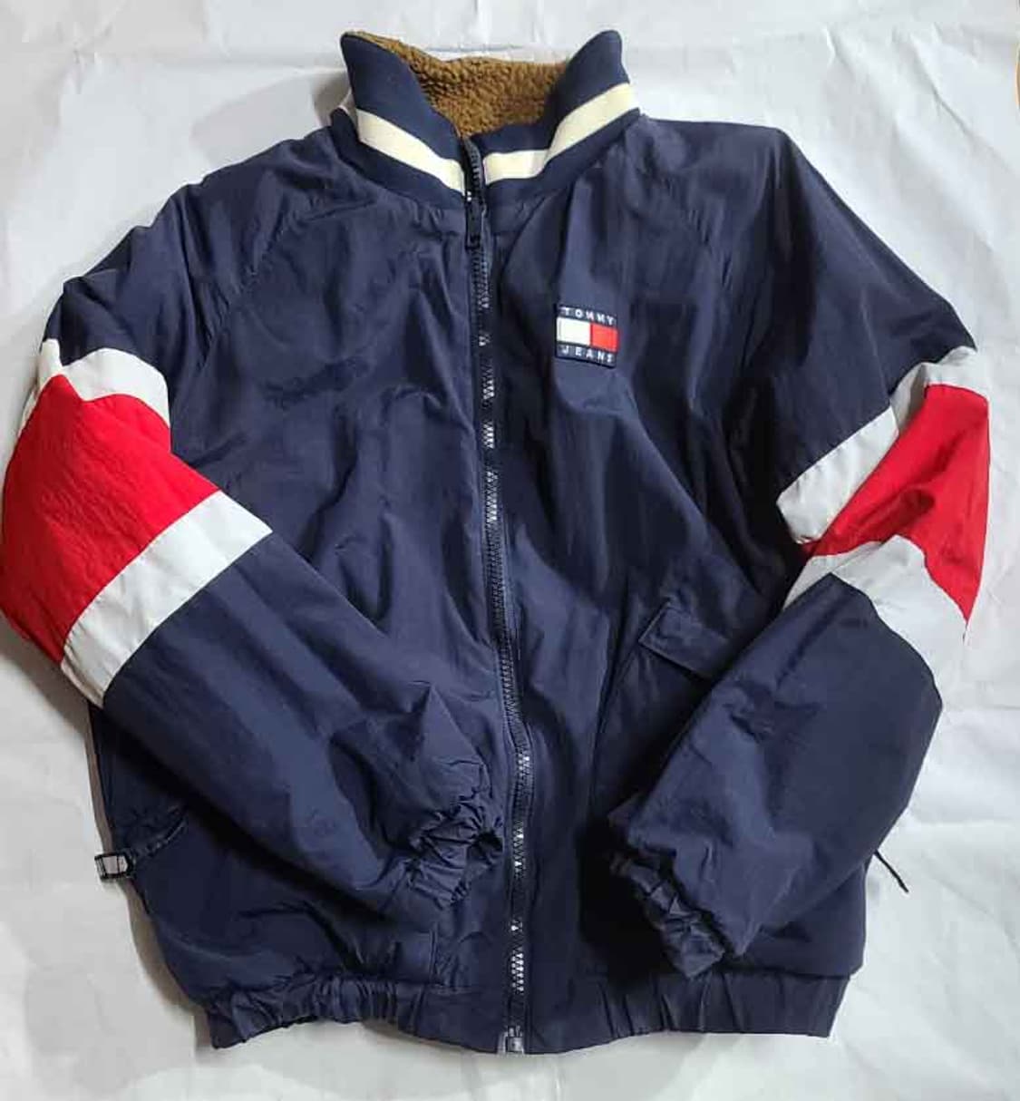 타미진스 리버시블 컬러블록 플리스자켓 M사이즈 상품이미지5