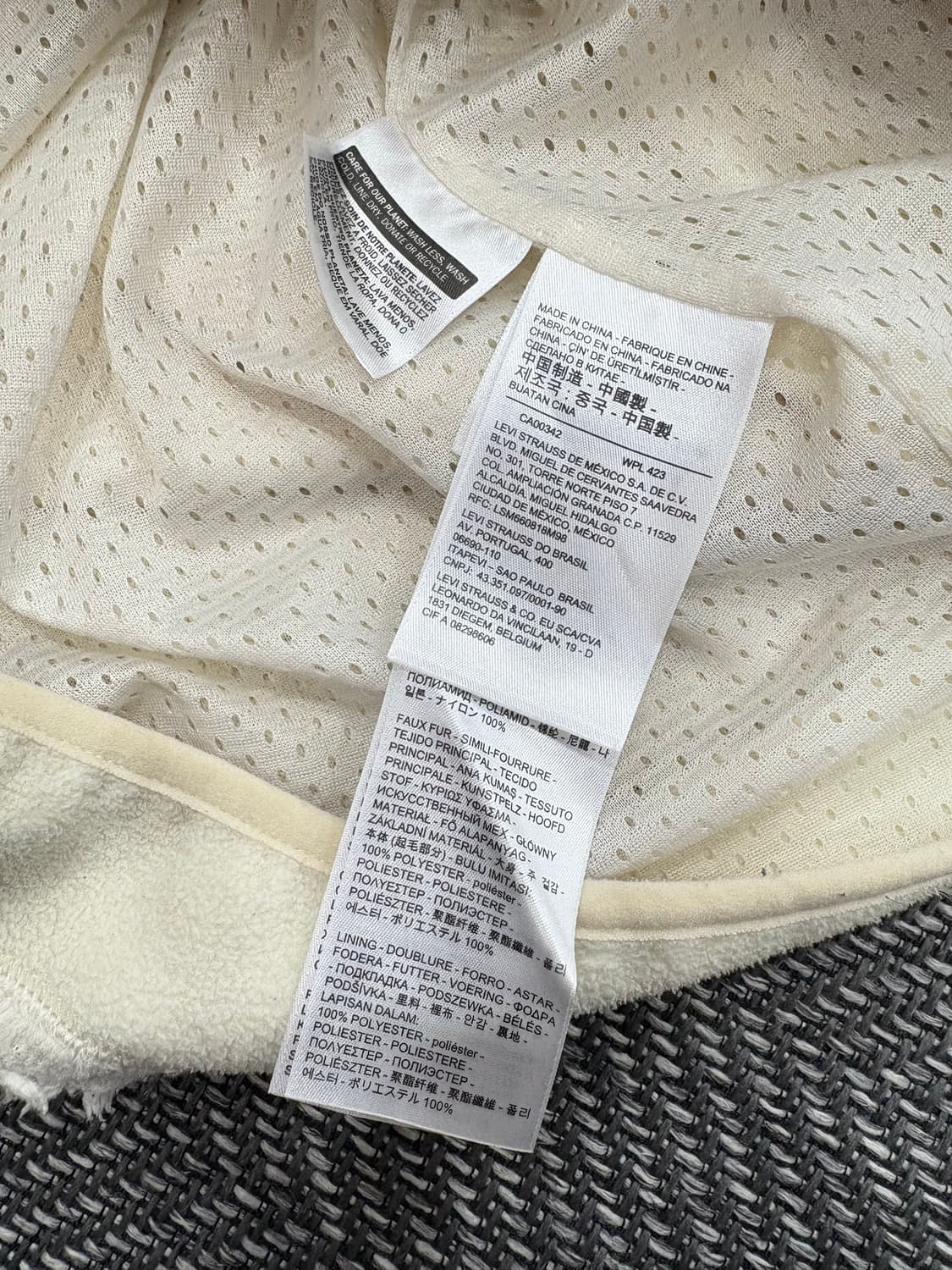 리바이스 양털 후리스집업M 상품이미지6