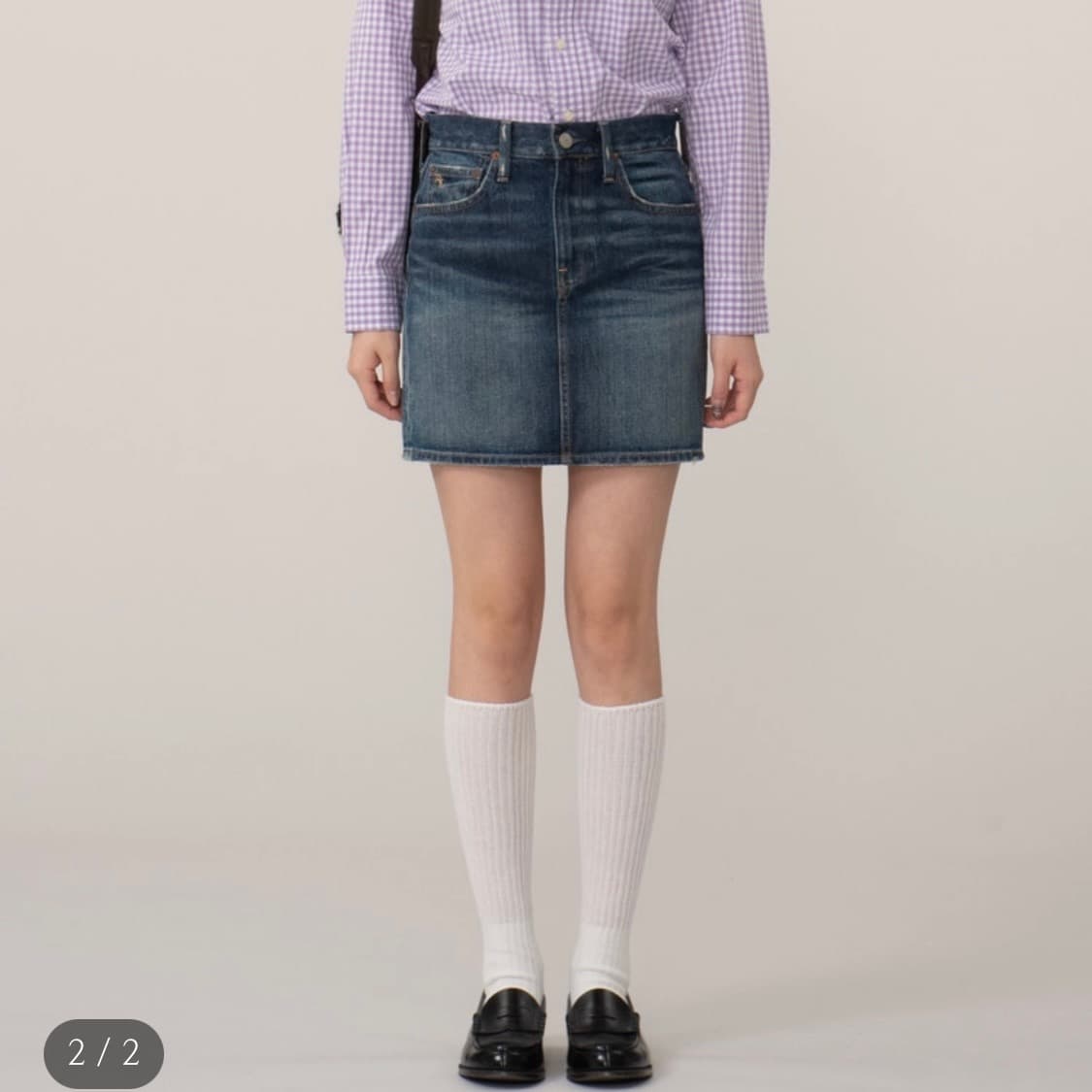 폴로 랄프로렌 데님 스커트 상품이미지1