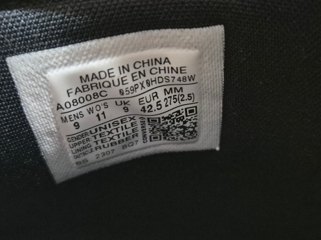 컨버스x어콜드월 포마부츠 275 상품이미지9