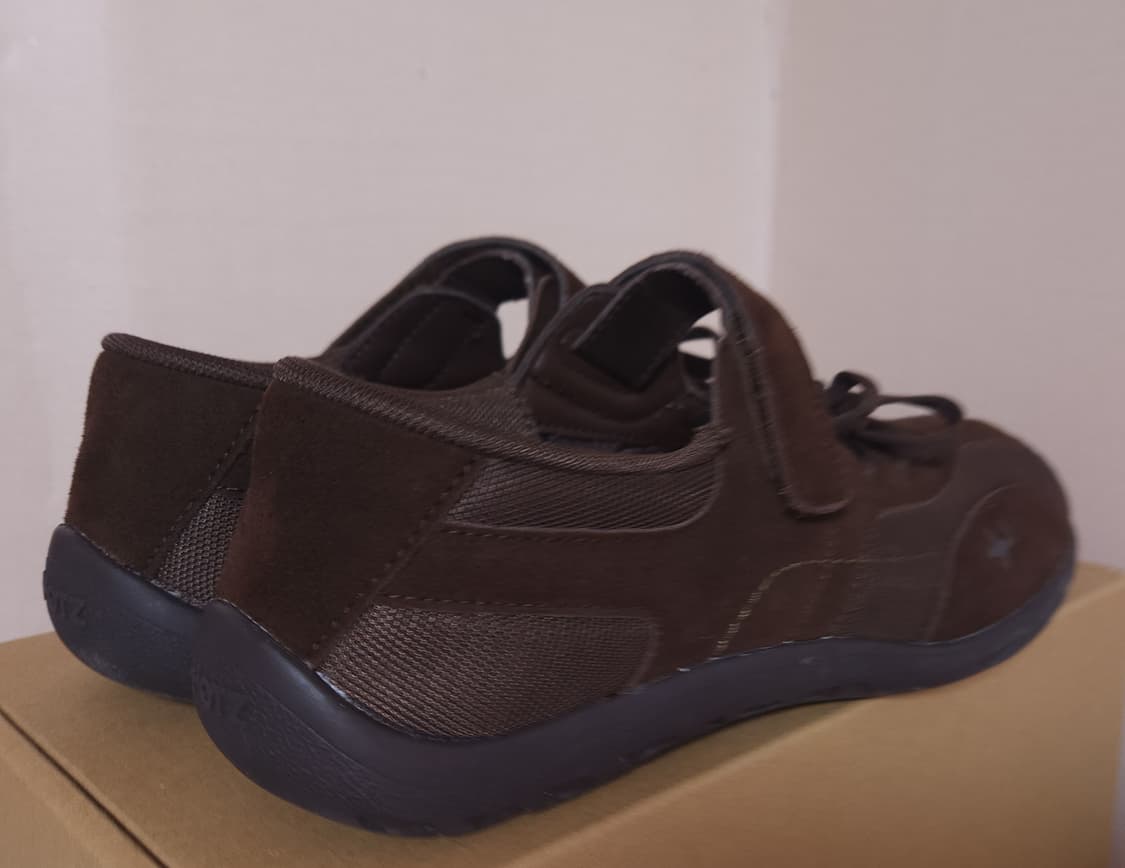 오찌 로마리 스웨이드 레이스업 스니커즈 브라운 상품이미지6