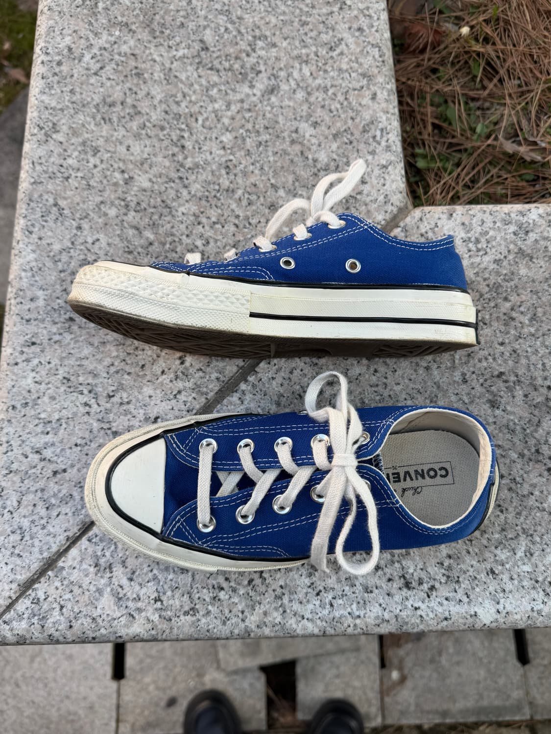 Converse 컨버스 척 70 로우 빈티지 캔버스 러쉬 블루 상품이미지3