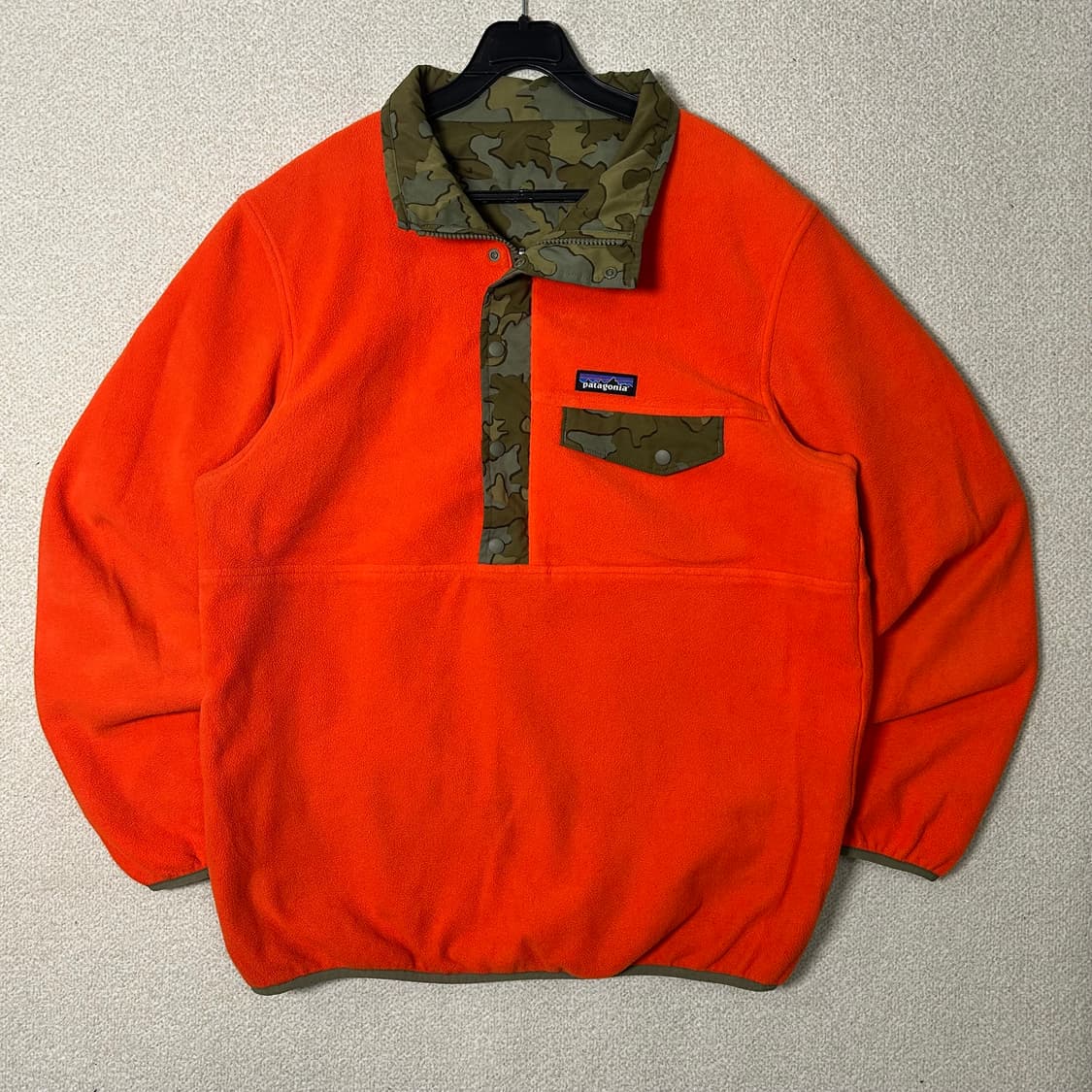  (M) 파타고니아 카모 리버시블 스냅티 플리스/2016 상품이미지6