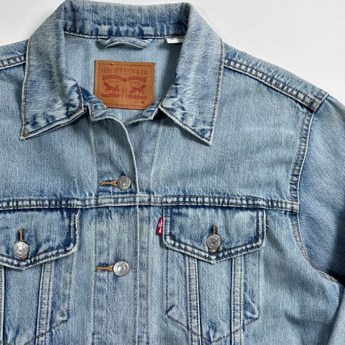리바이스 연청 데님 자켓 상품이미지3