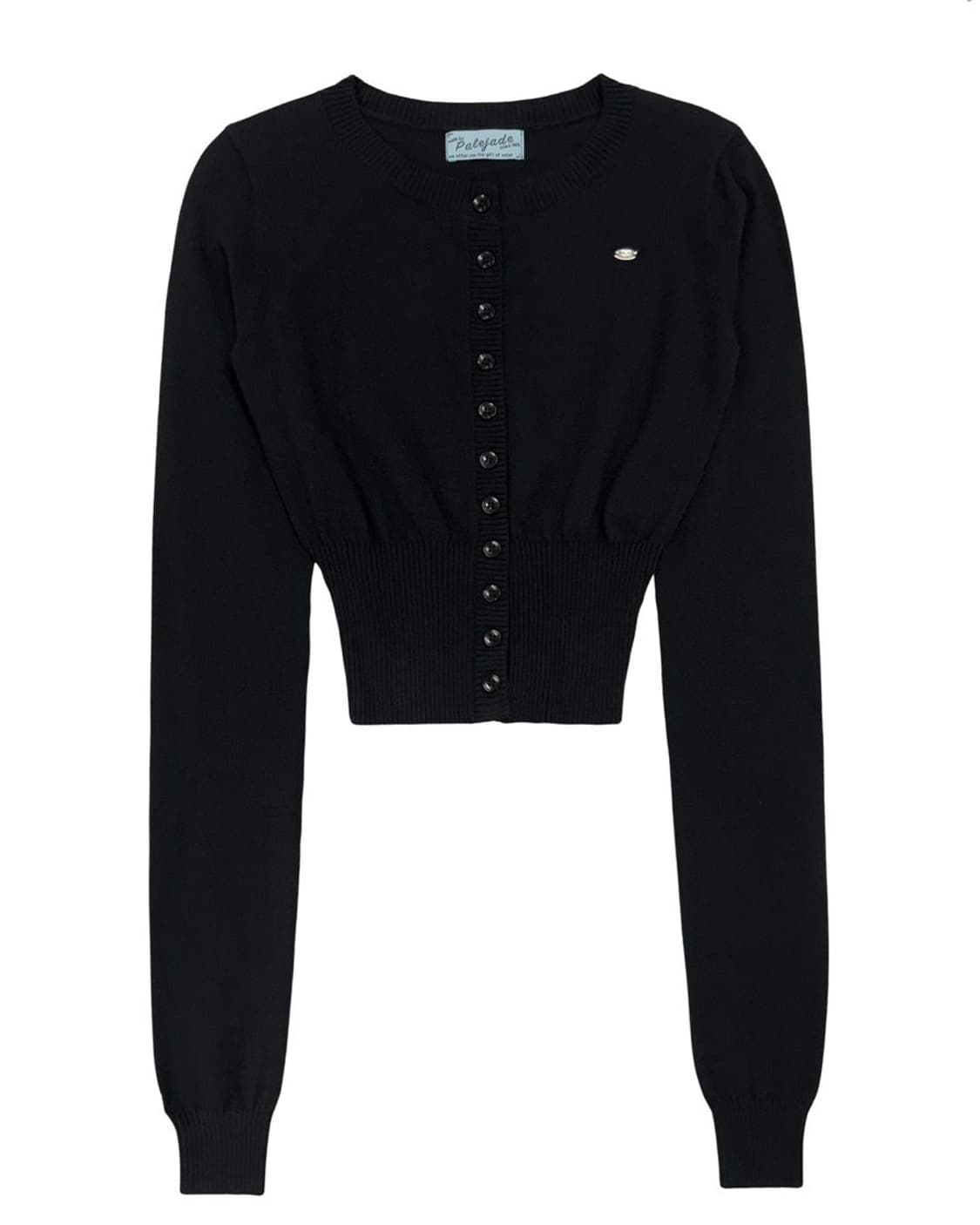 페일제이드 피티드 레이온 니트 가디건 블랙 2사이즈 상품이미지1
