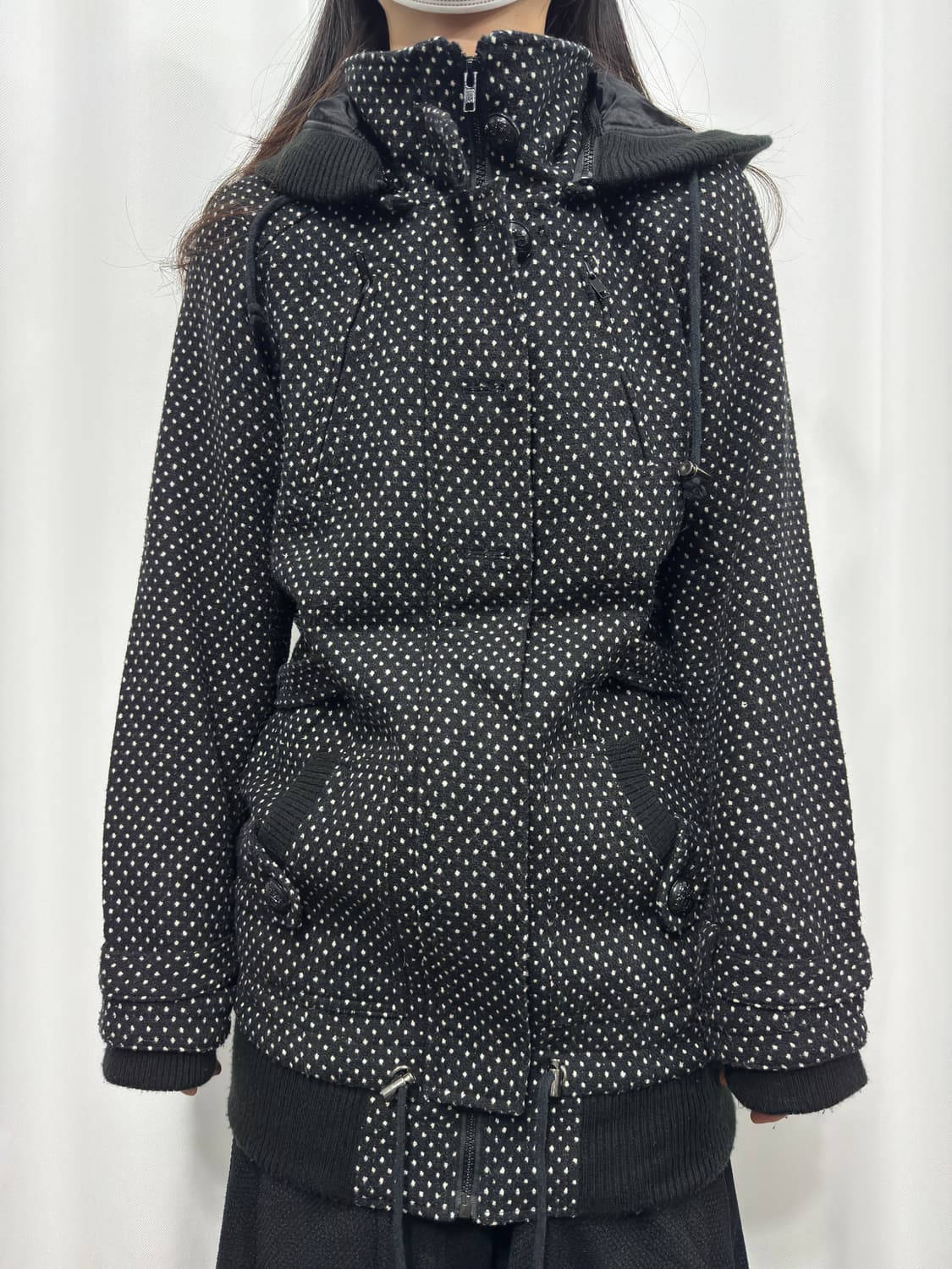 dot design coat jacket 상품이미지1