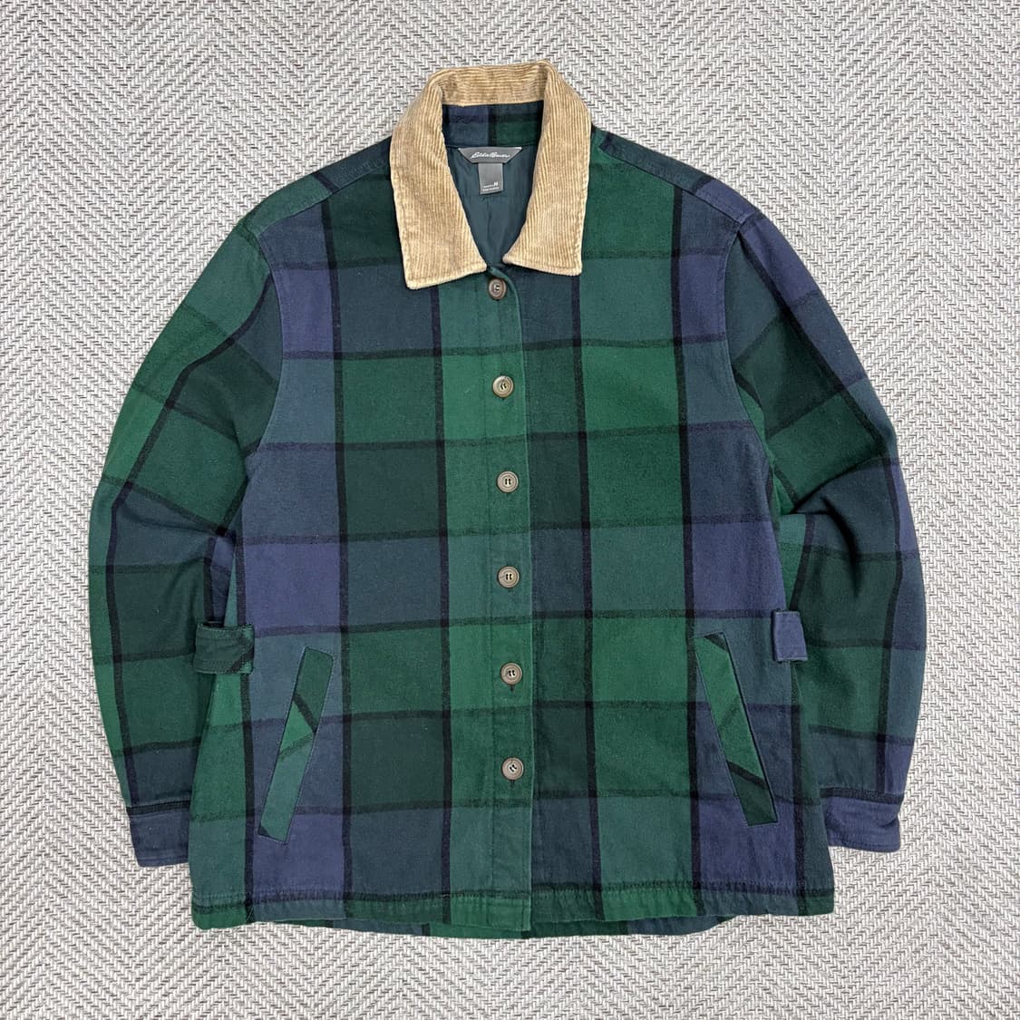 에디바우어 체크 헌팅 자켓 v1187 상품이미지1