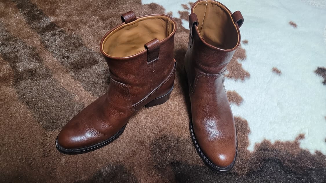 폴로 고급라인 퍼플라벨 가죽 앵글부츠 38M 상품이미지2