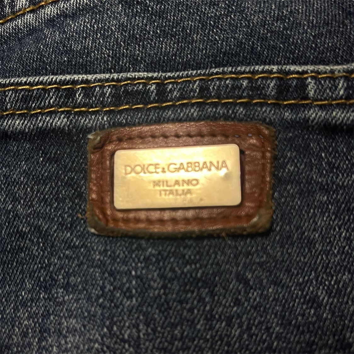 Dolce & Gabbana [14] 메탈로고 디스 데님 팬츠 상품이미지4